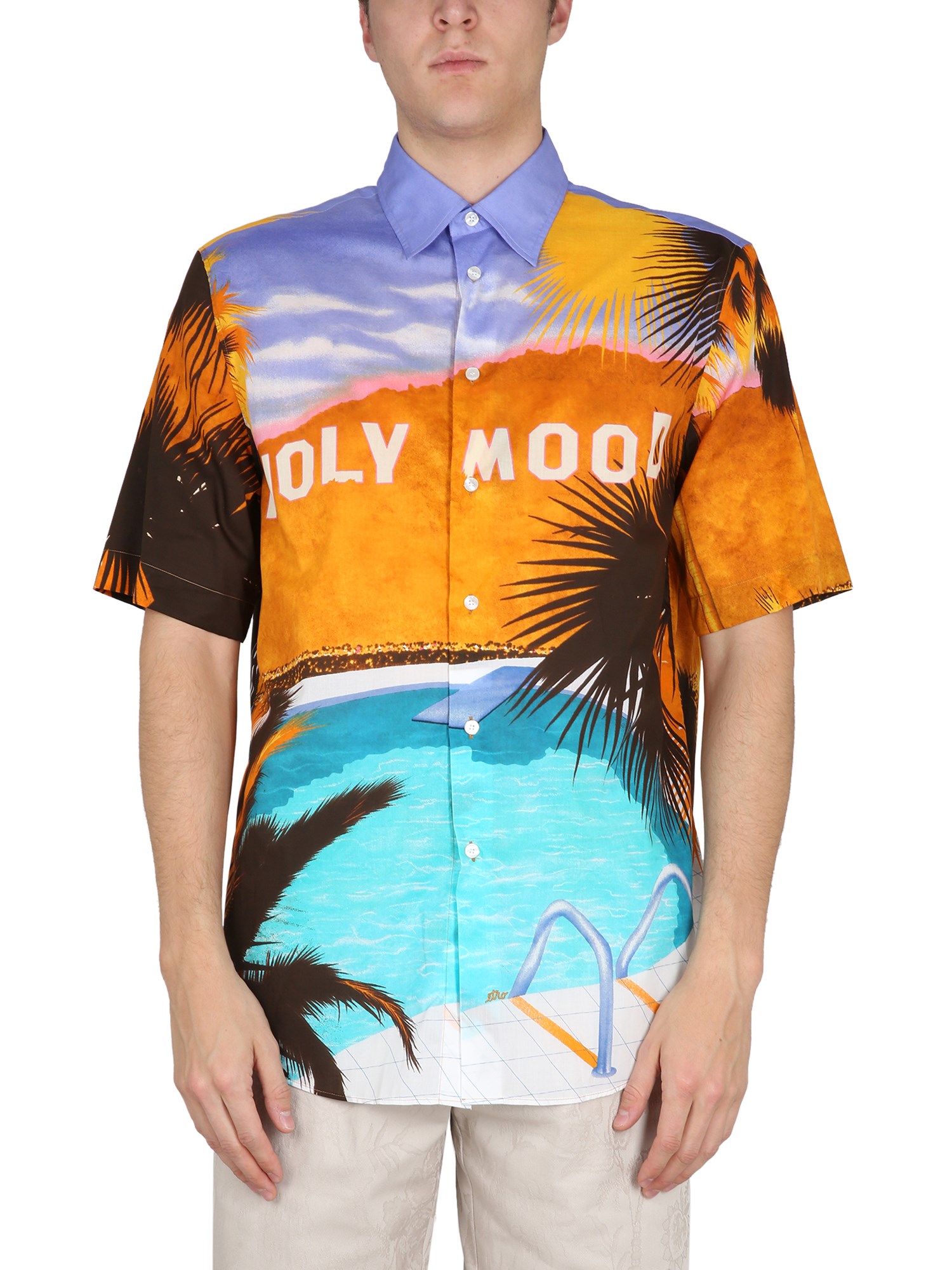 Etro etro california print shirt