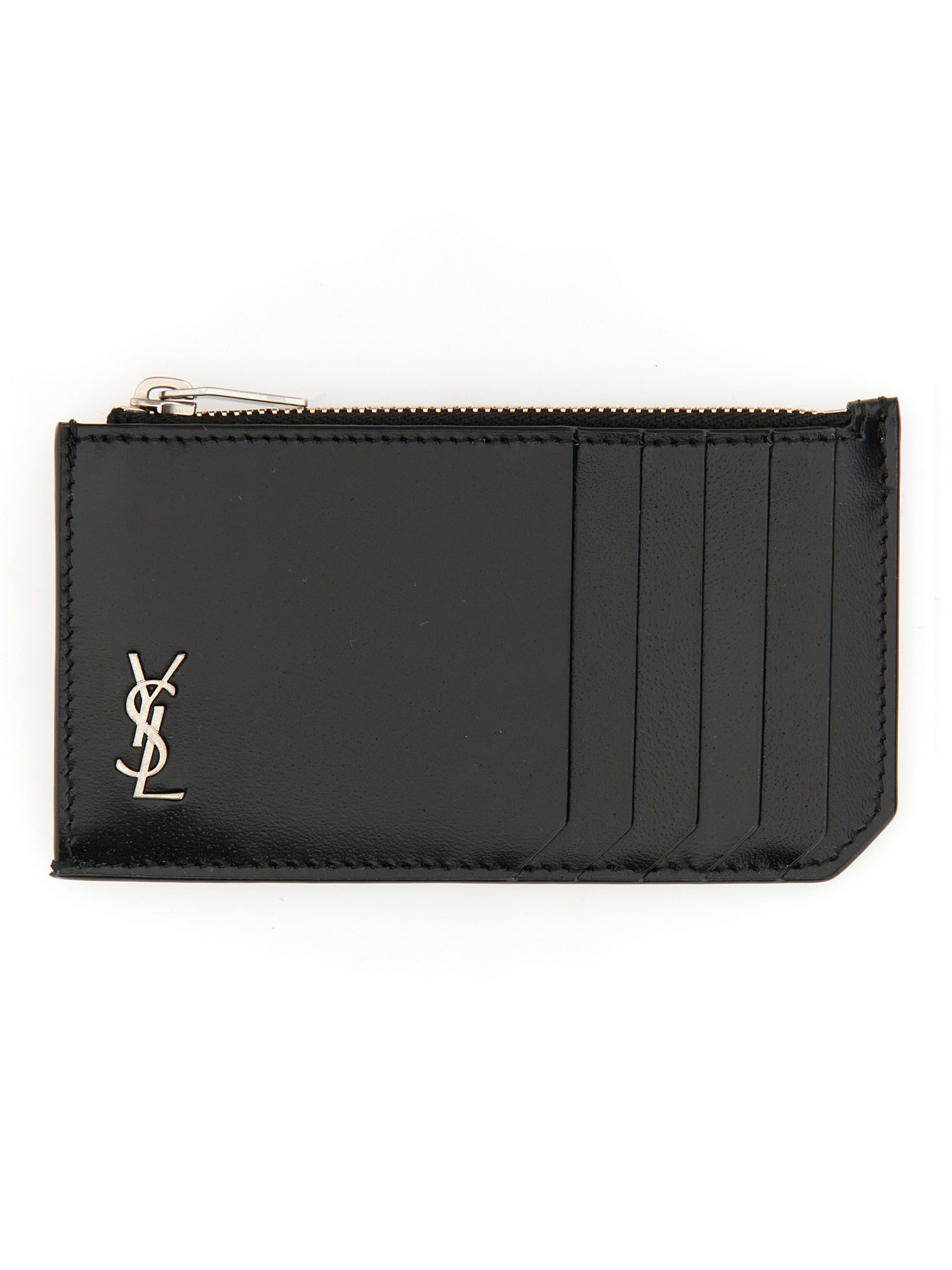 Saint Laurent saint laurent leather card holder