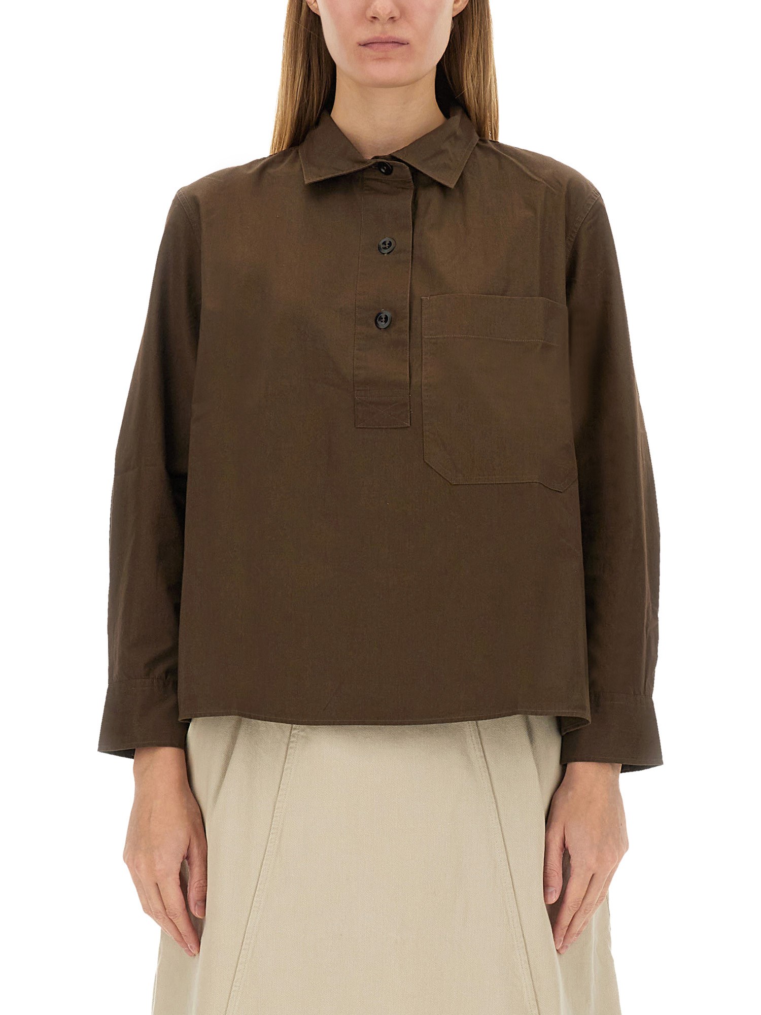 margaret howell margaret howell t-shirt with maxi pocket