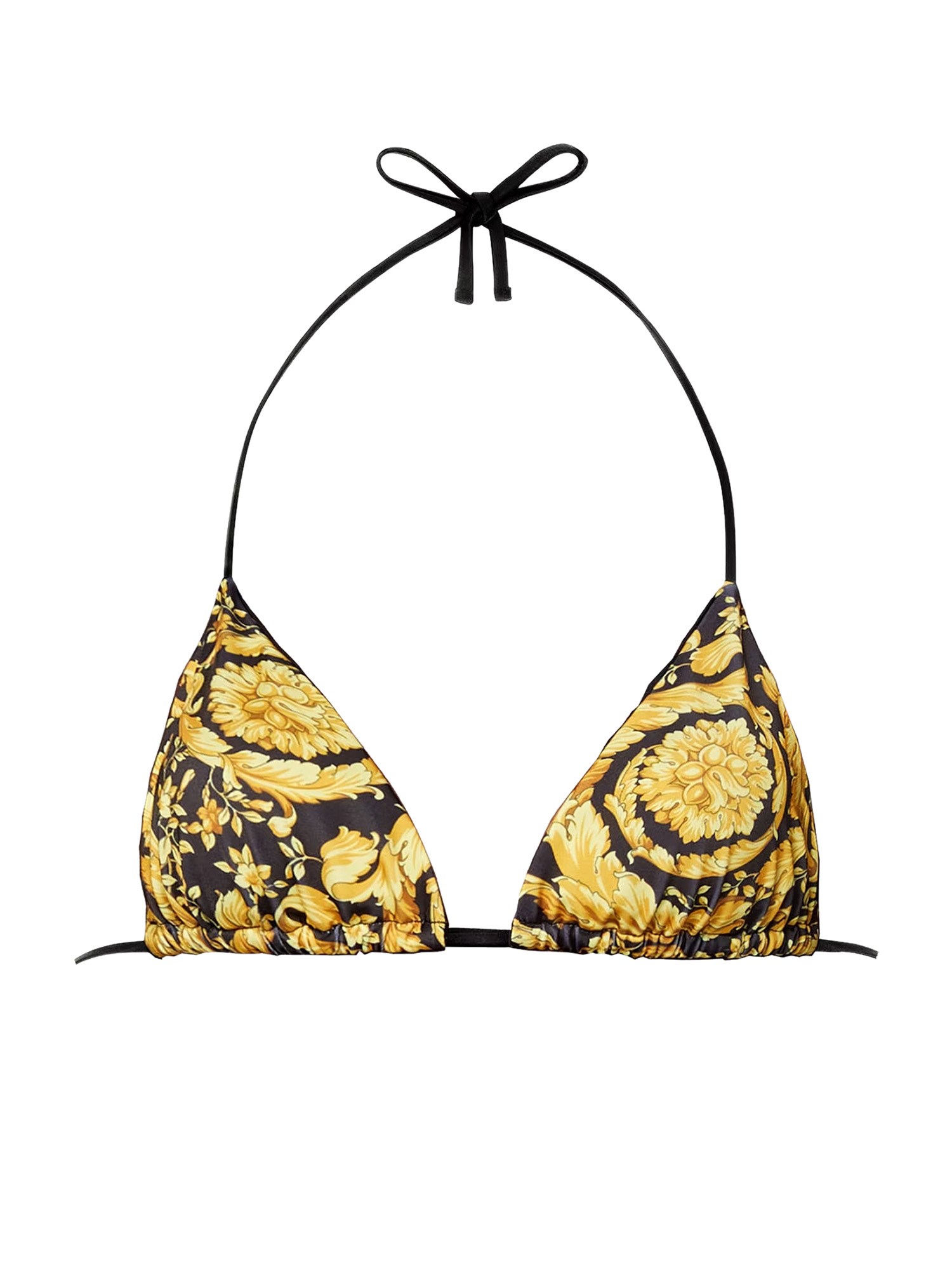 Versace versace printed bikini top