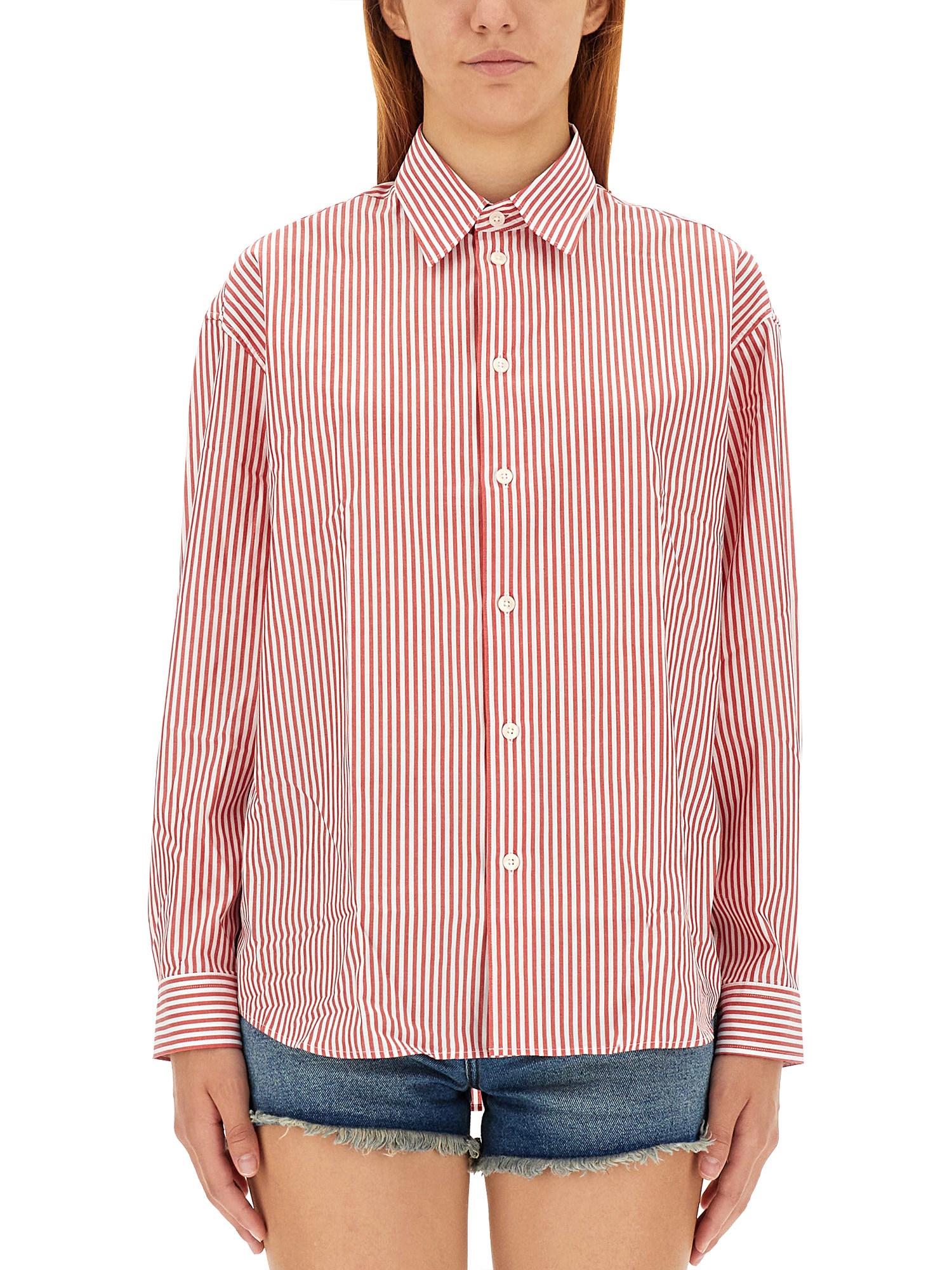 Sporty & Rich sporty & rich shirt with stripe pattern