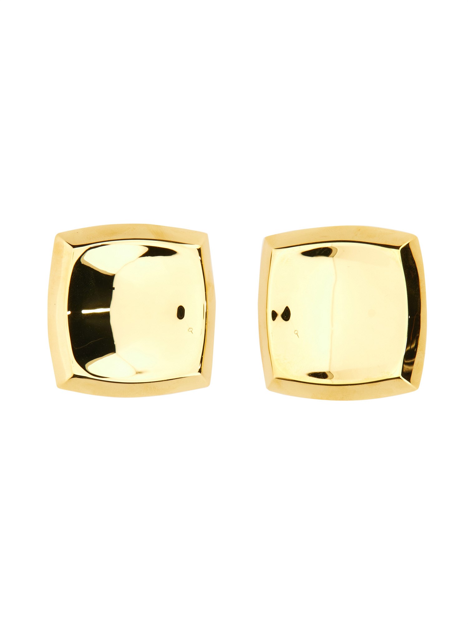 Saint Laurent saint laurent curved square earrings