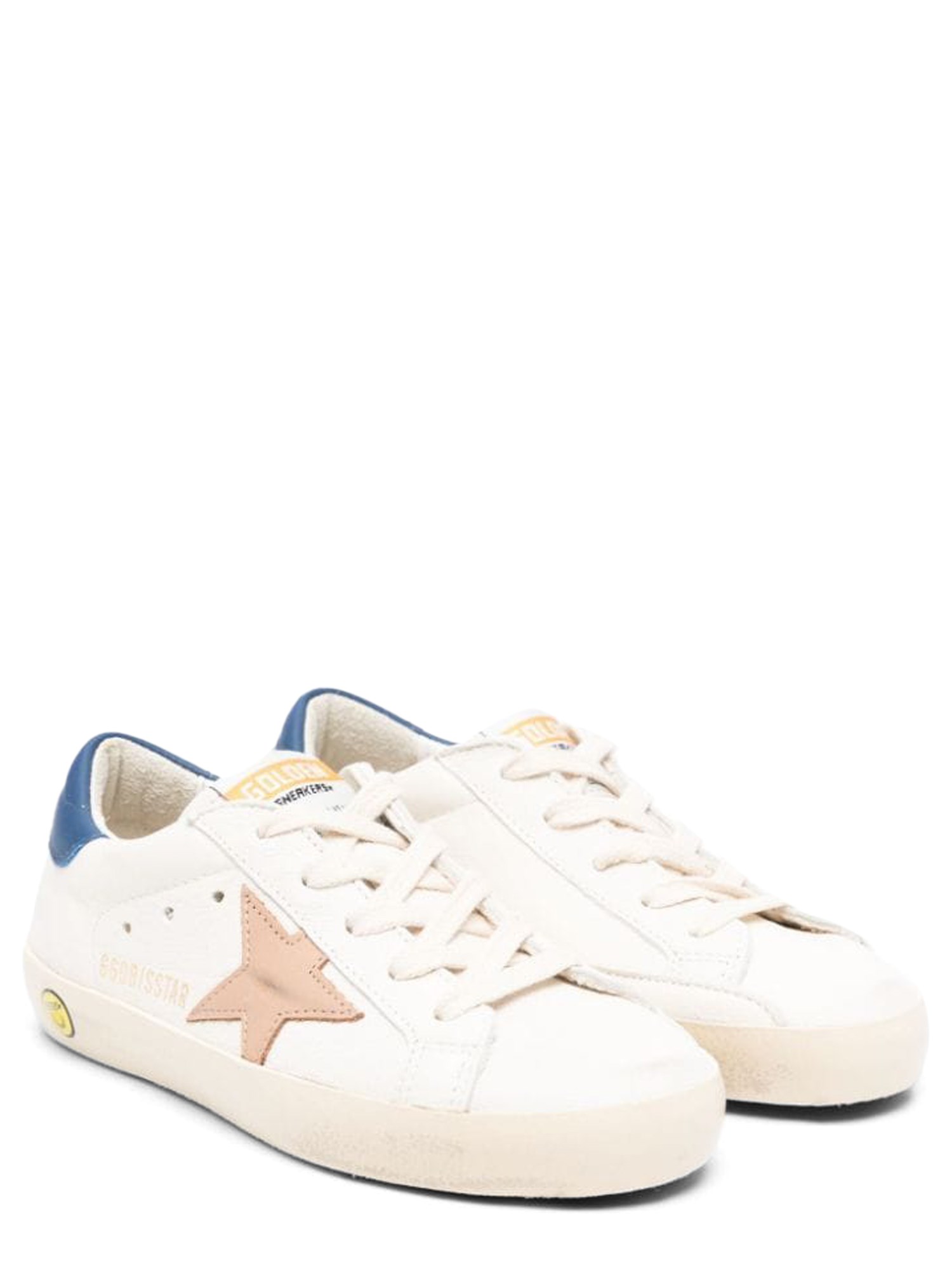 Golden Goose golden goose super star nappa leather upper and list nubuck star leather heel