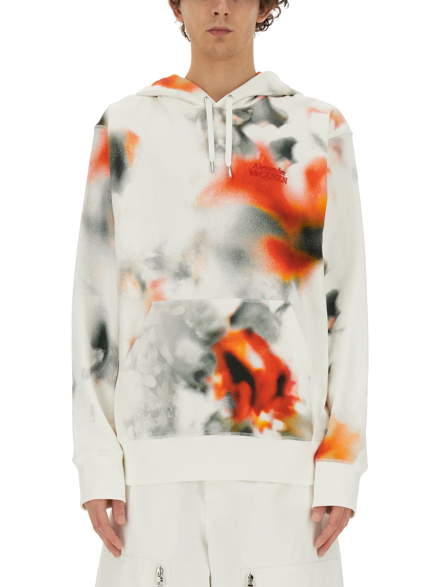 Alexander McQueen alexander mcqueen "obscured flower" sweatshirt