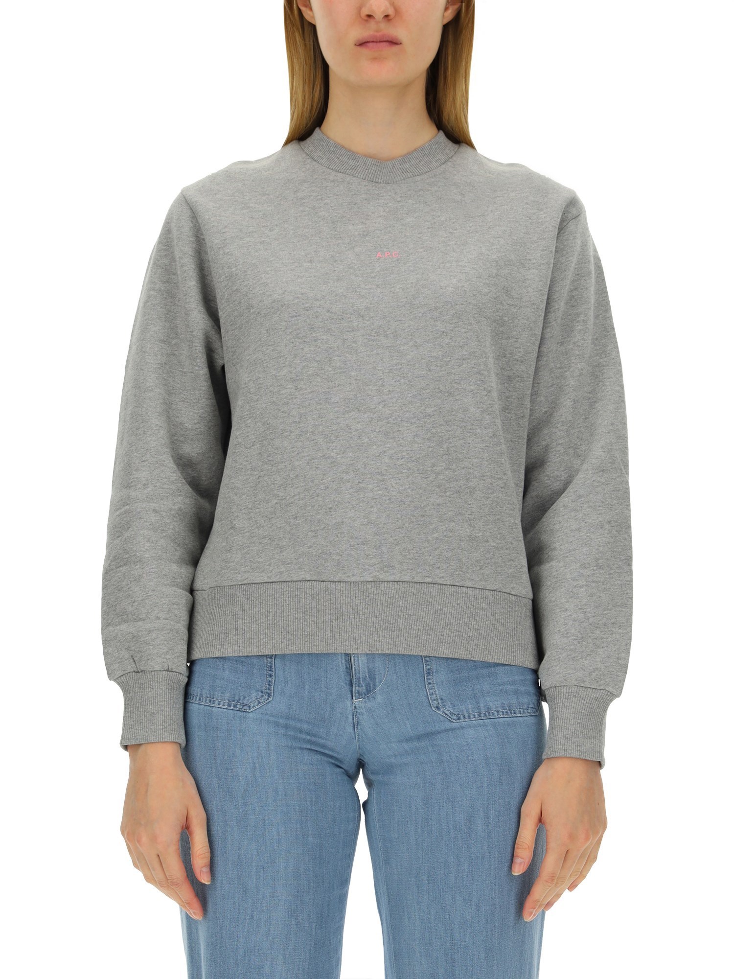 A.P.C. a. p.c. sweatshirt with micro logo