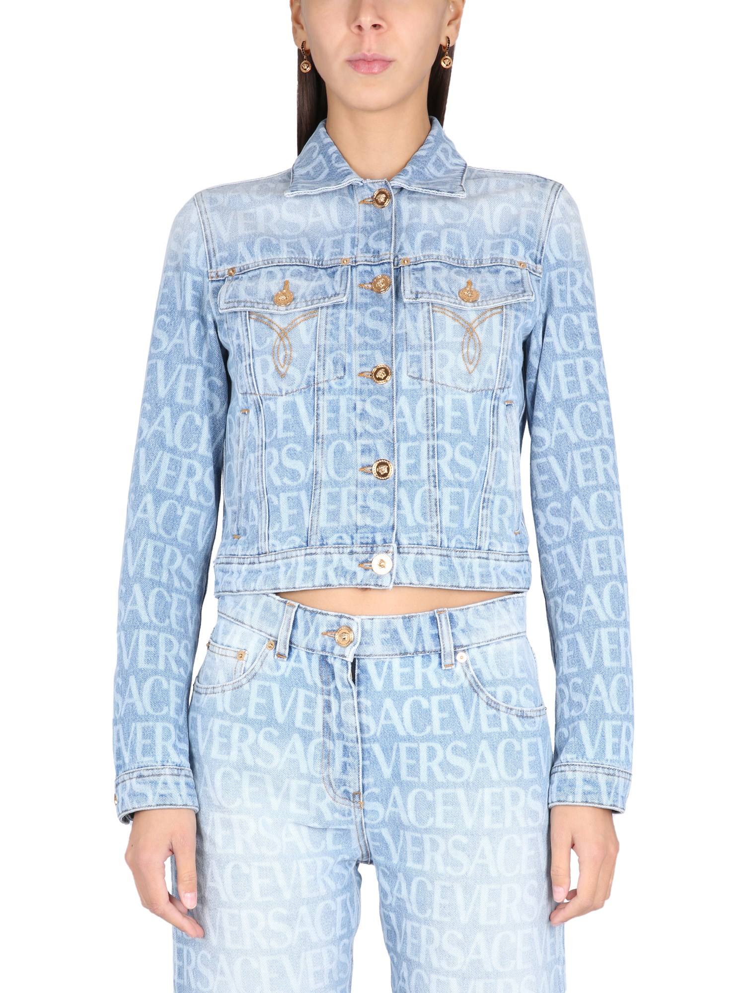 Versace versace denim jacket