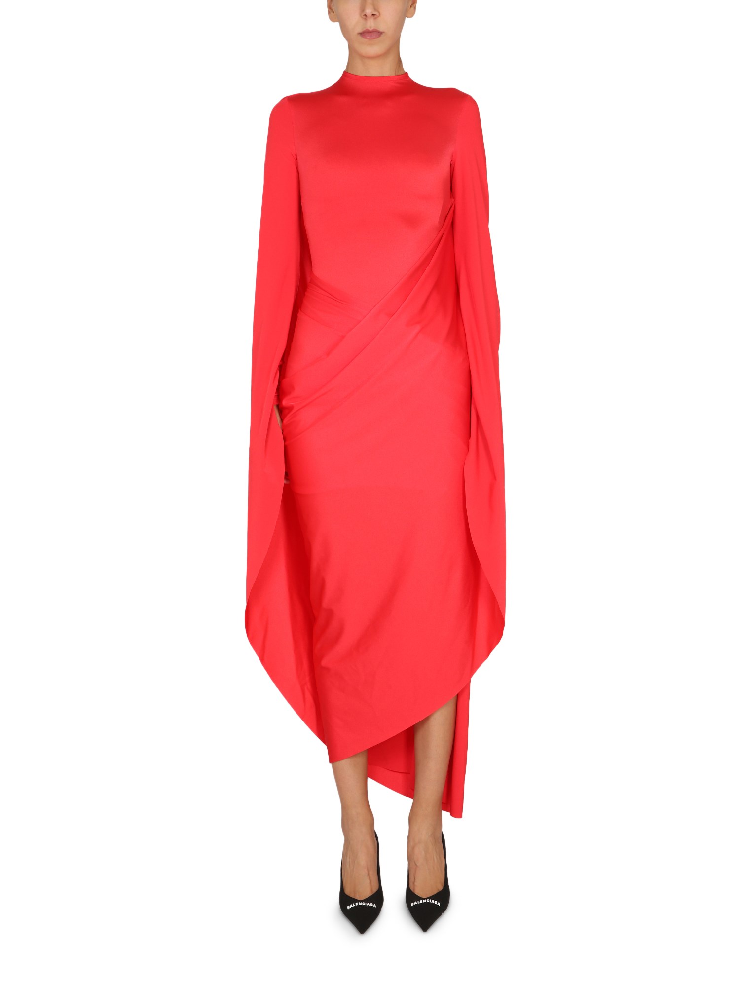 Balenciaga balenciaga draped dress