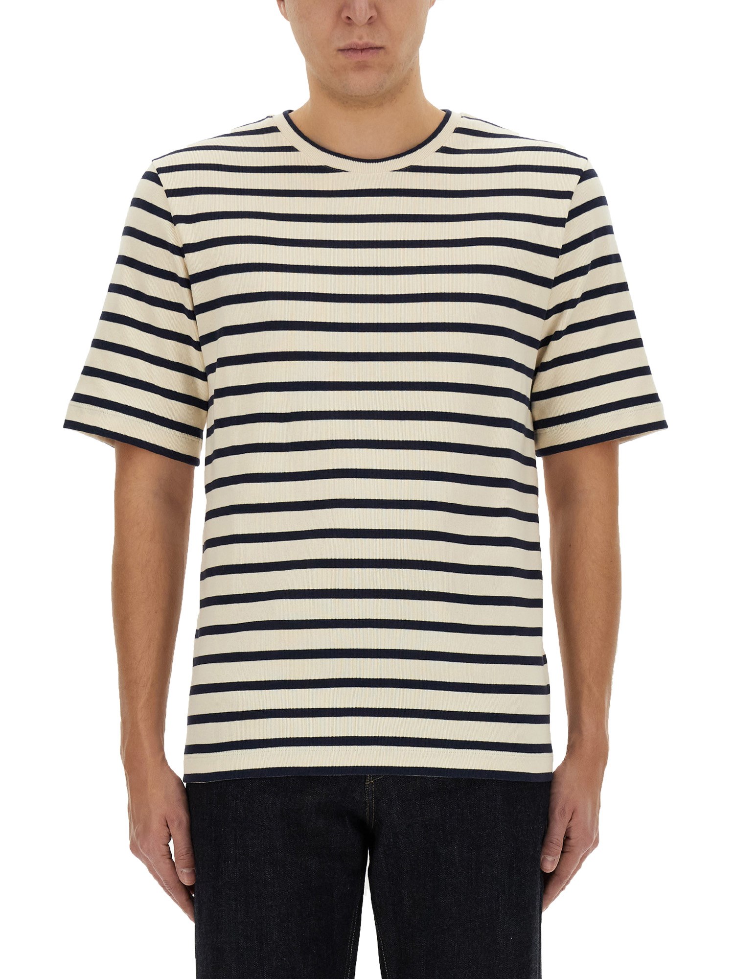 Jil Sander jil sander striped t-shirt