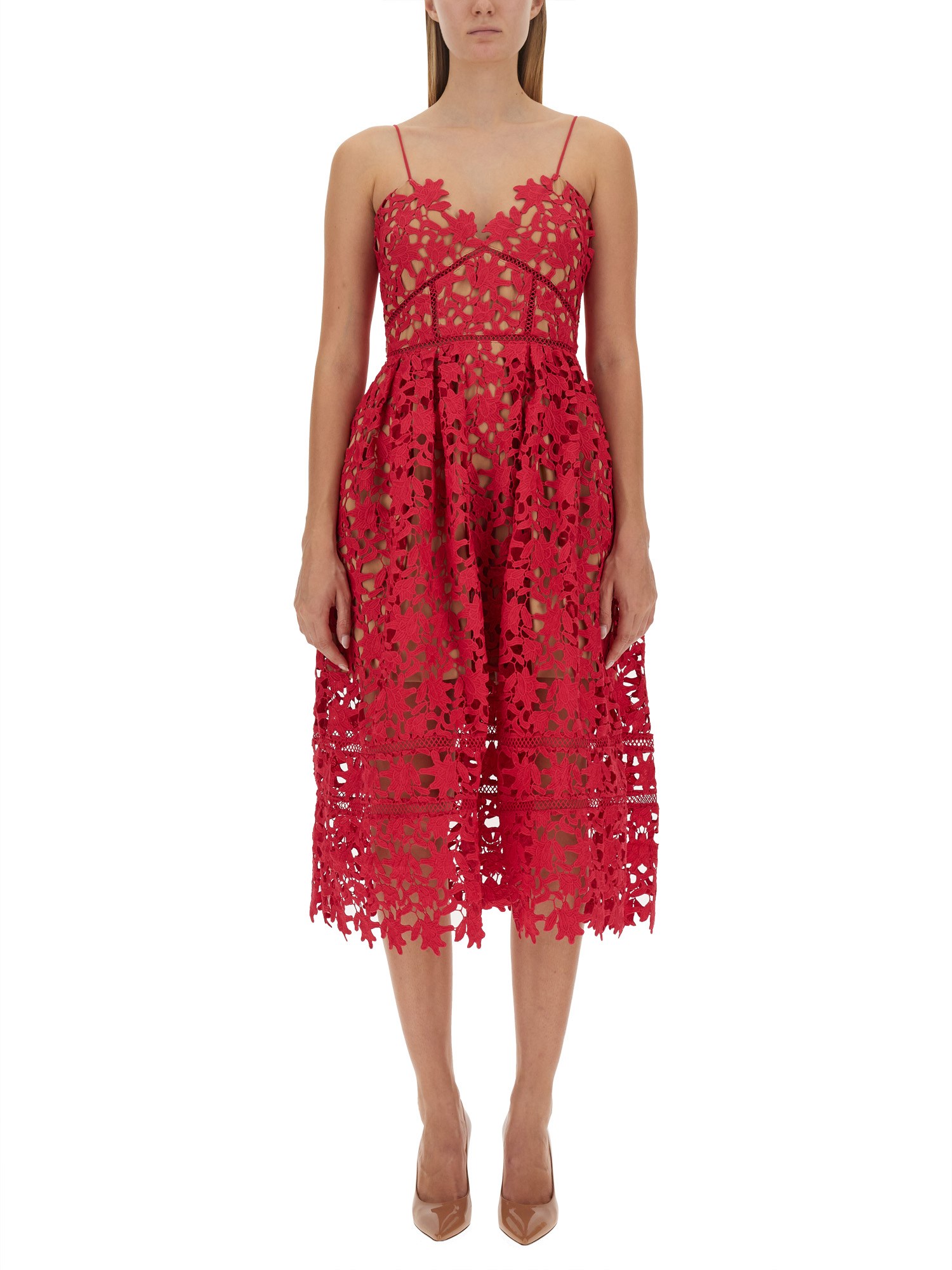 Self-Portrait self-portrait midi dress