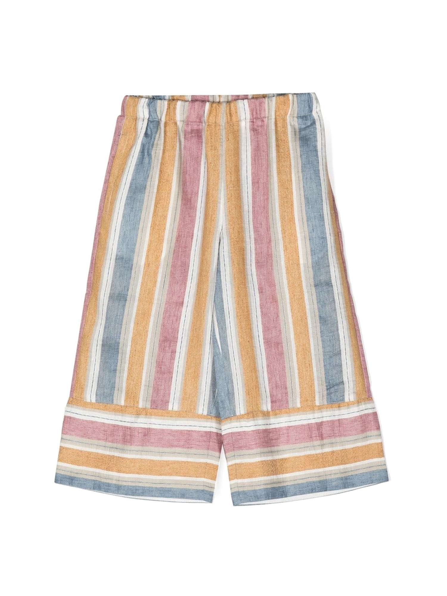 Il Gufo il gufo striped capri pants