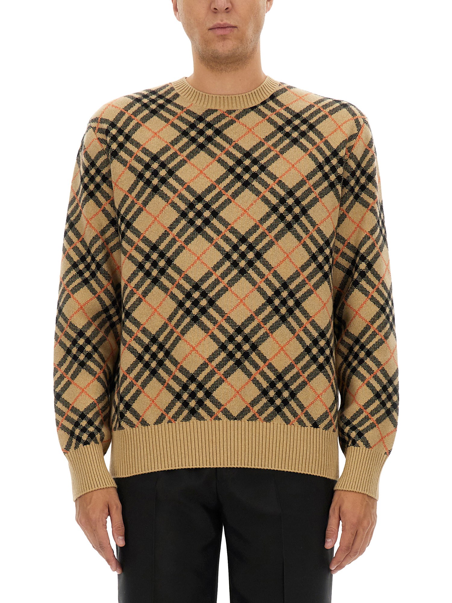 Burberry burberry cashmere check sweater