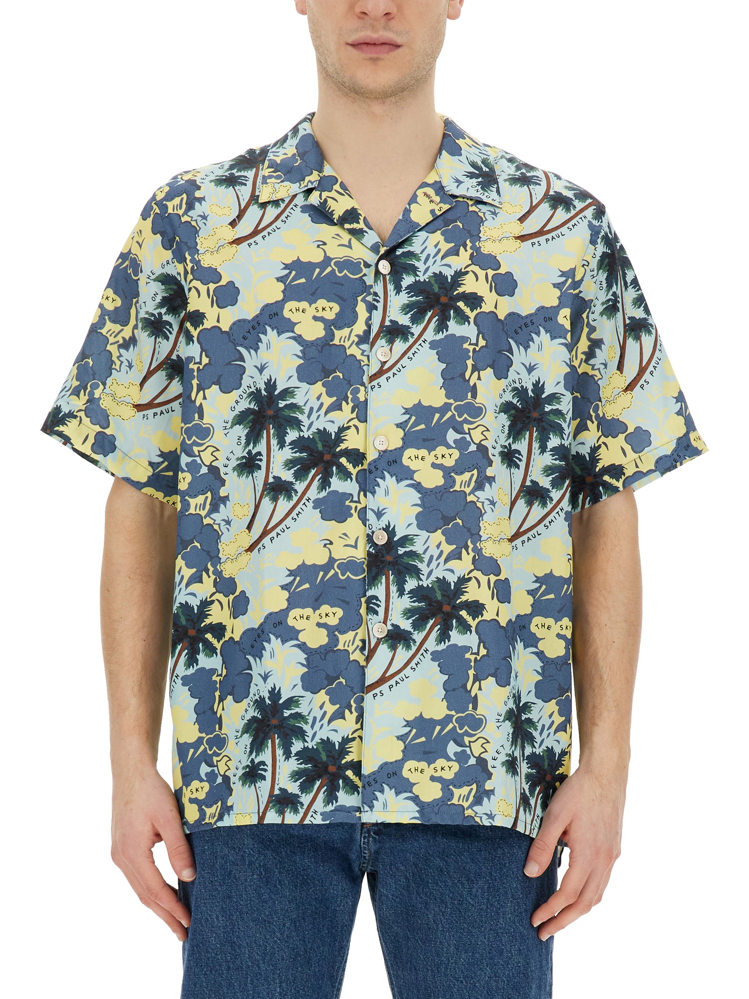  ps by paul smith printed shirt