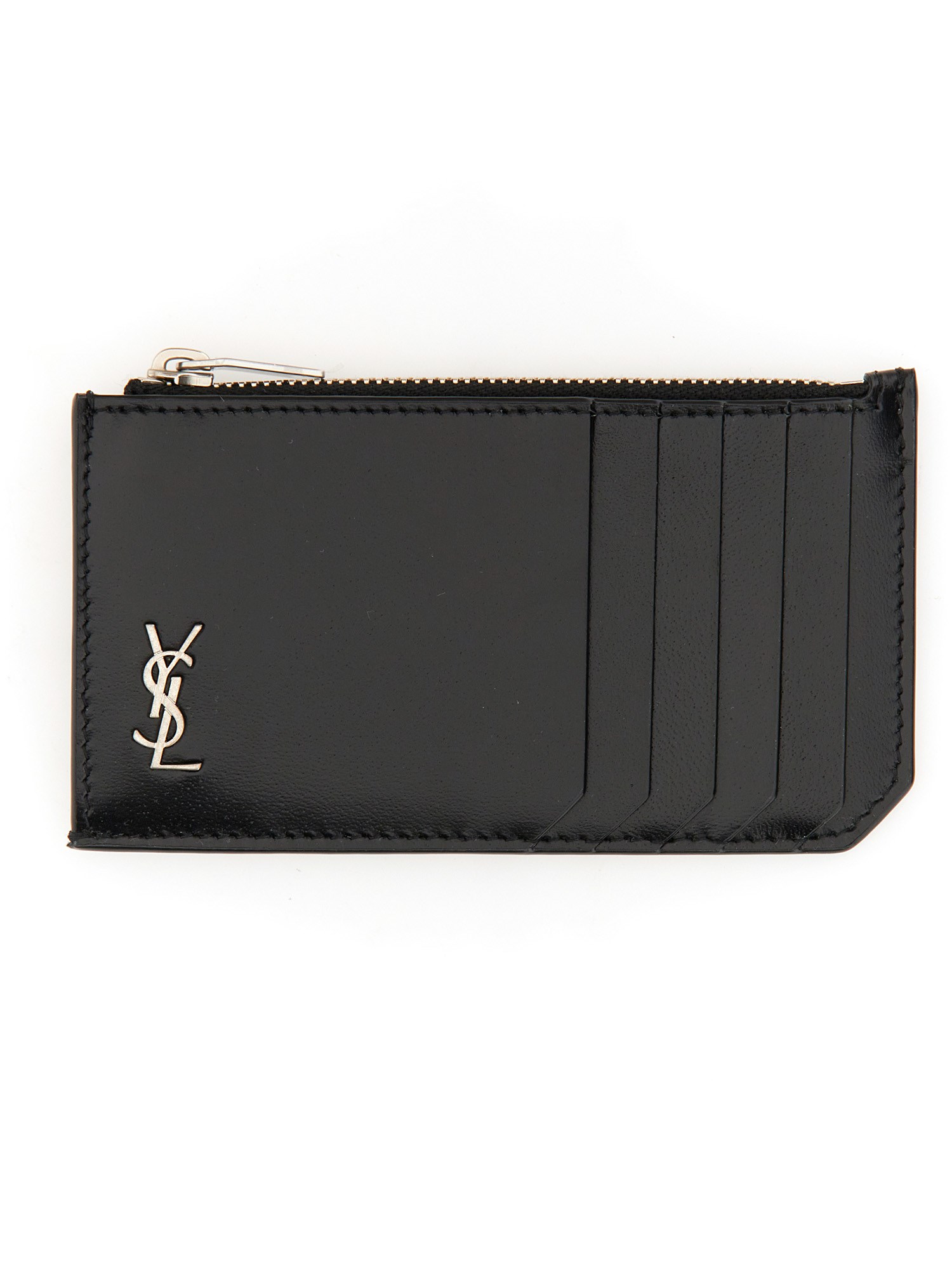 Saint Laurent saint laurent leather card holder