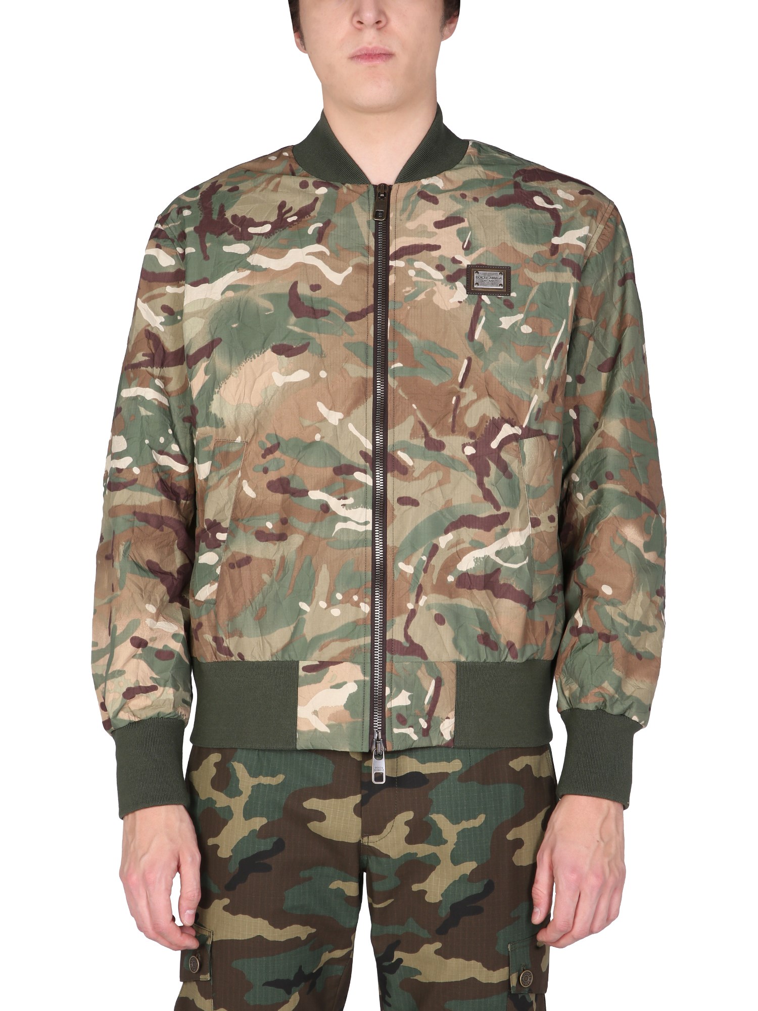 Dolce & Gabbana dolce & gabbana camouflage print jacket