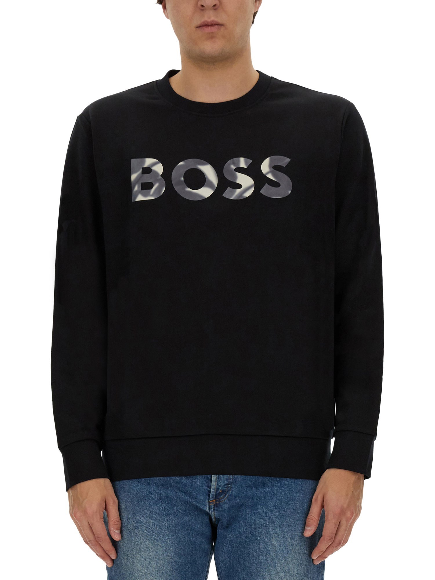 BOSS boss sweatshirt with logo