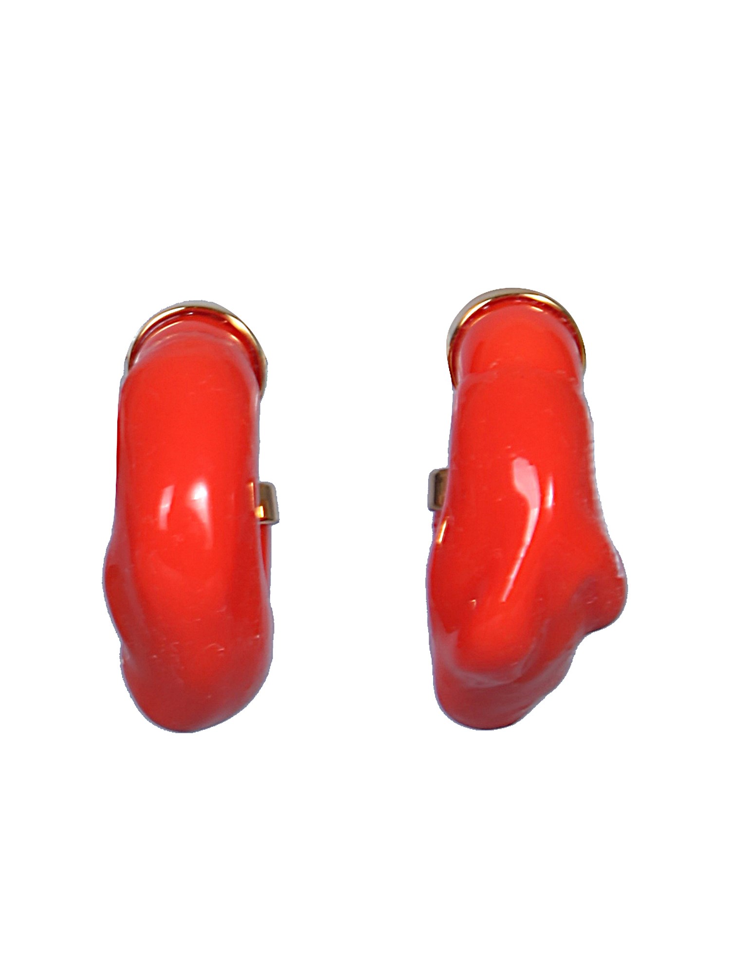 Sunnei sunnei rubberized earrings