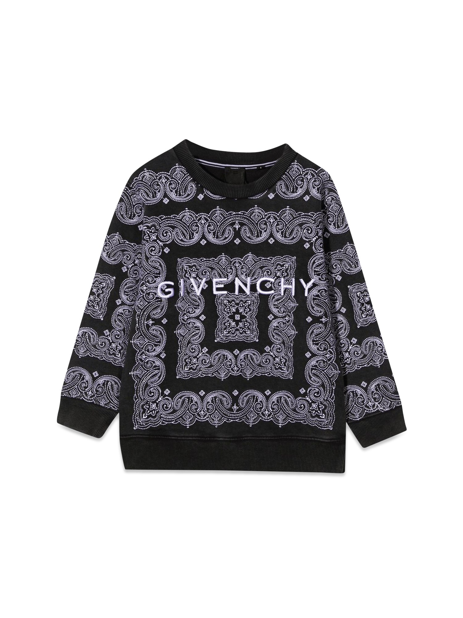 Givenchy givenchy crewneck sweatshirt patterned print and logo