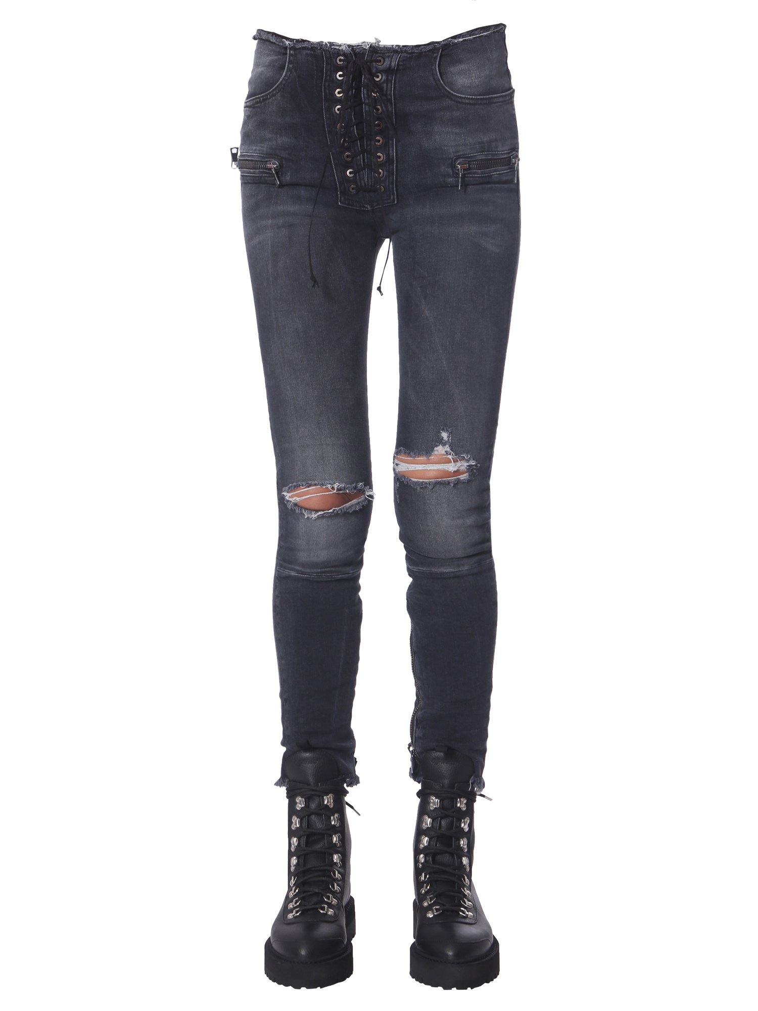 unravel unravel skinny fit jeans