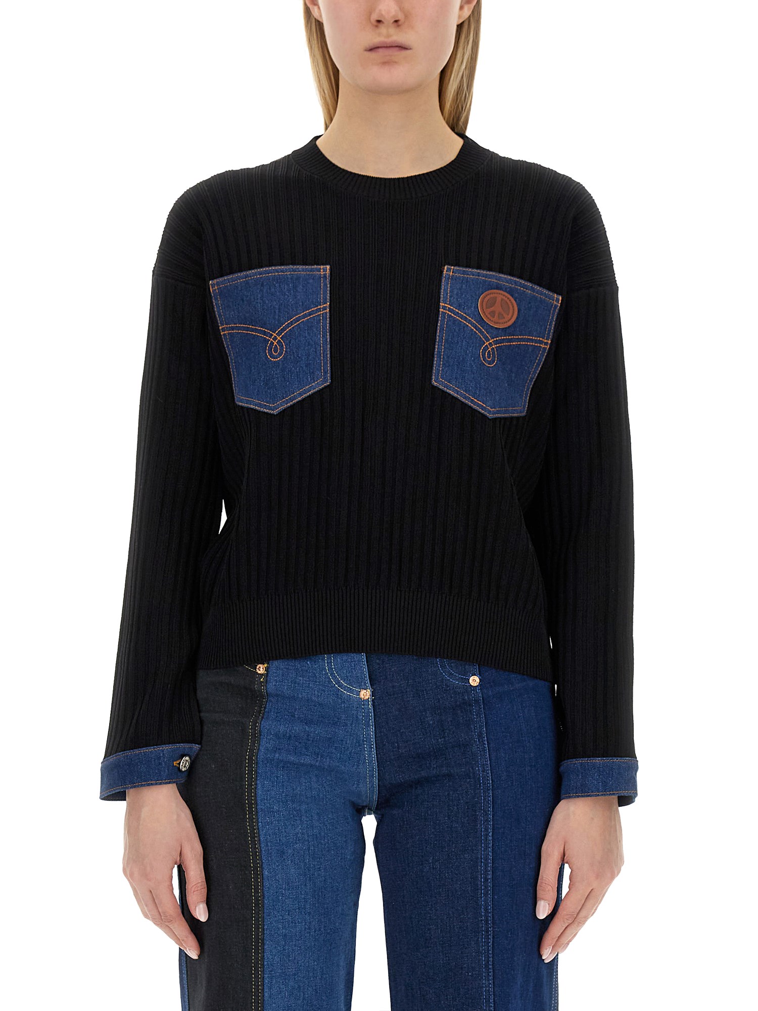 Moschino Jeans moschino jeans stretch crepe jersey