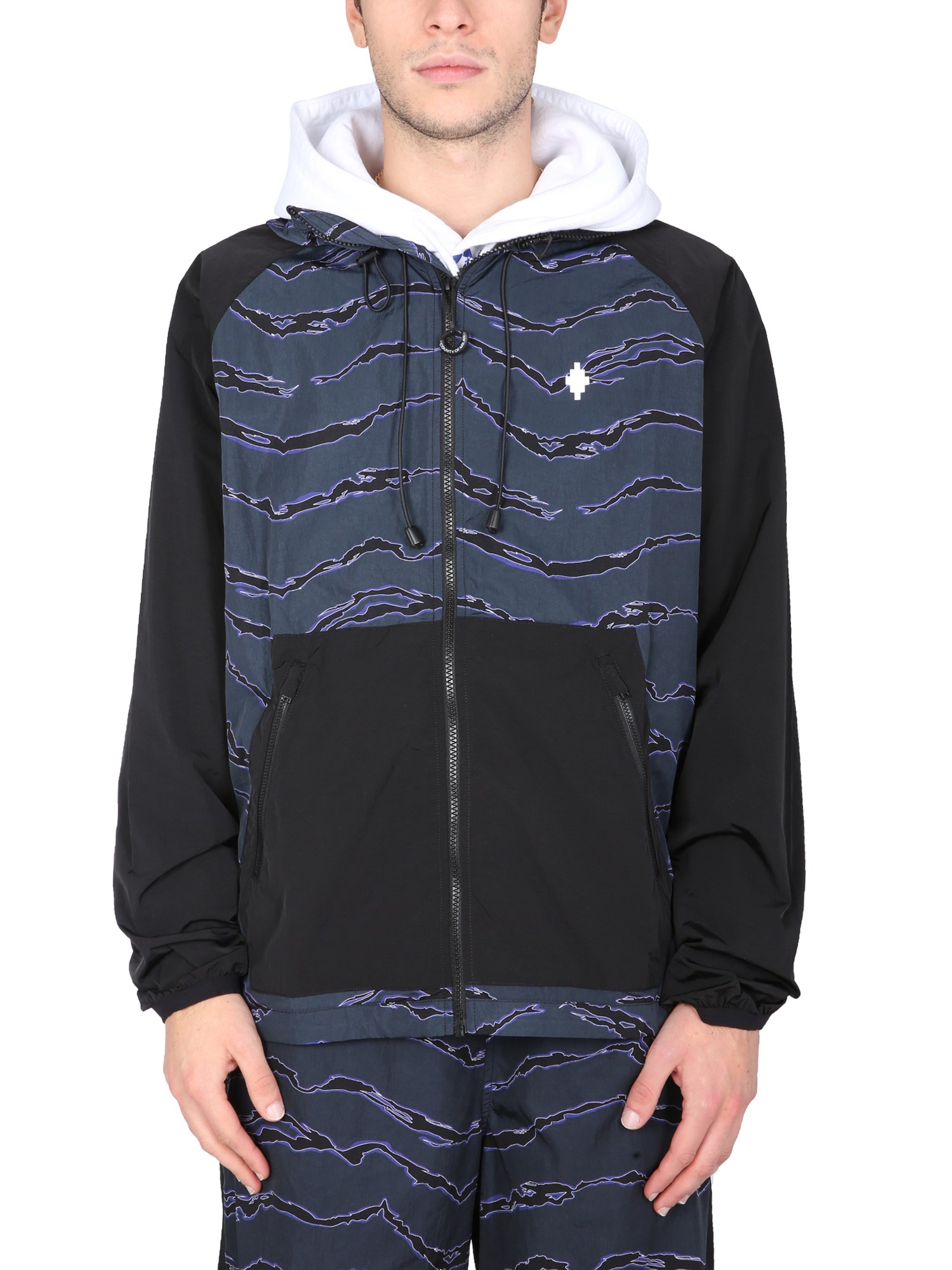 Marcelo Burlon County Of Milan marcelo burlon county of milan windbreaker with "cross" print