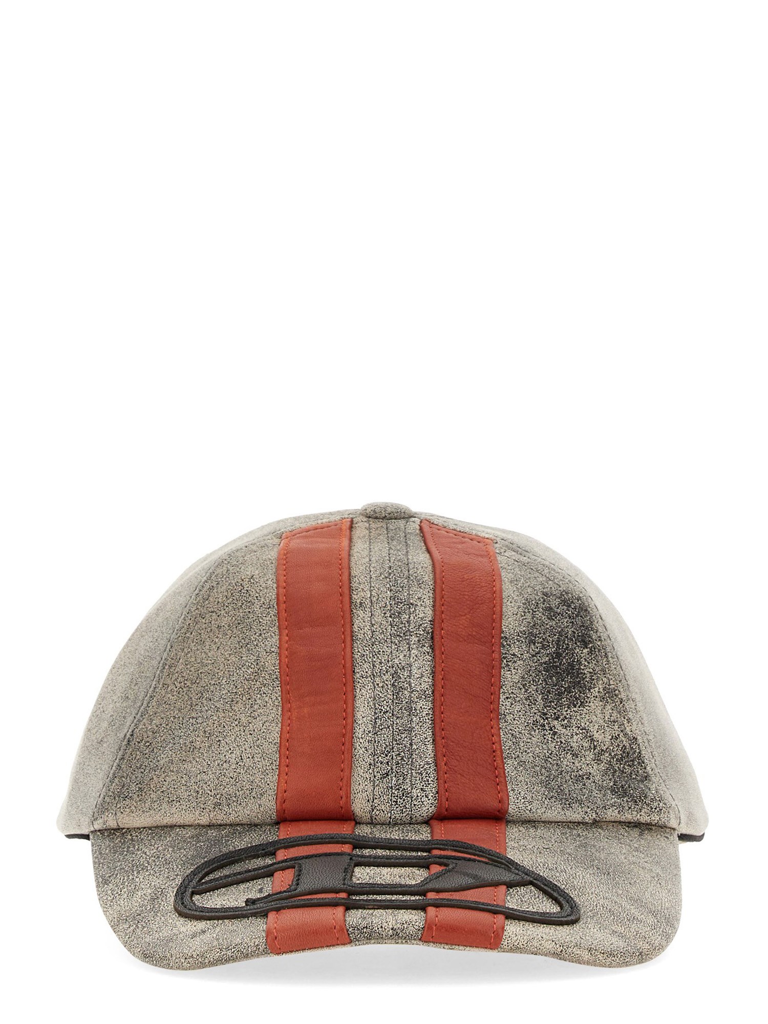 Diesel diesel baseball hat with sport stripes