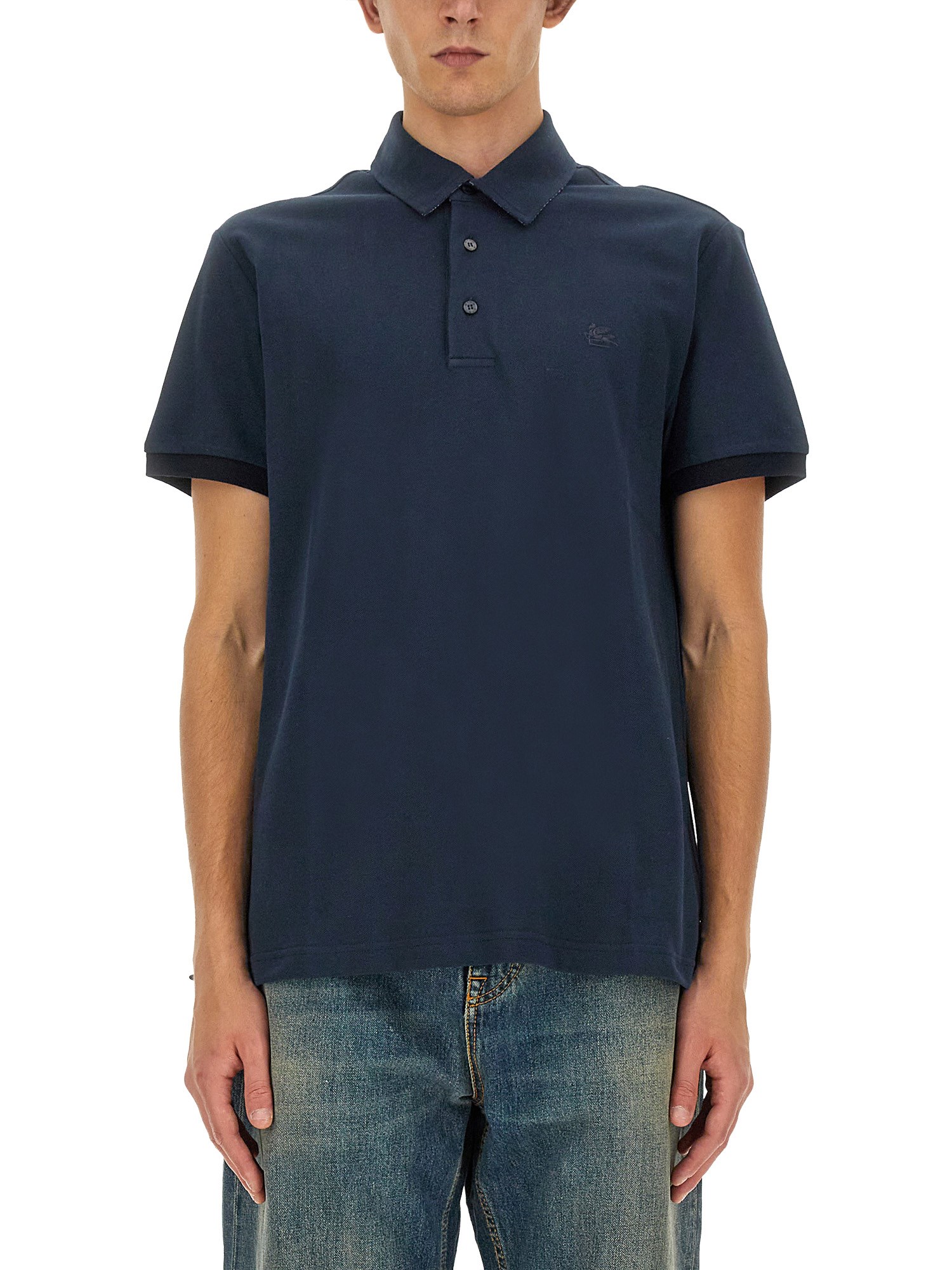 Etro etro polo shirt with pegasus logo