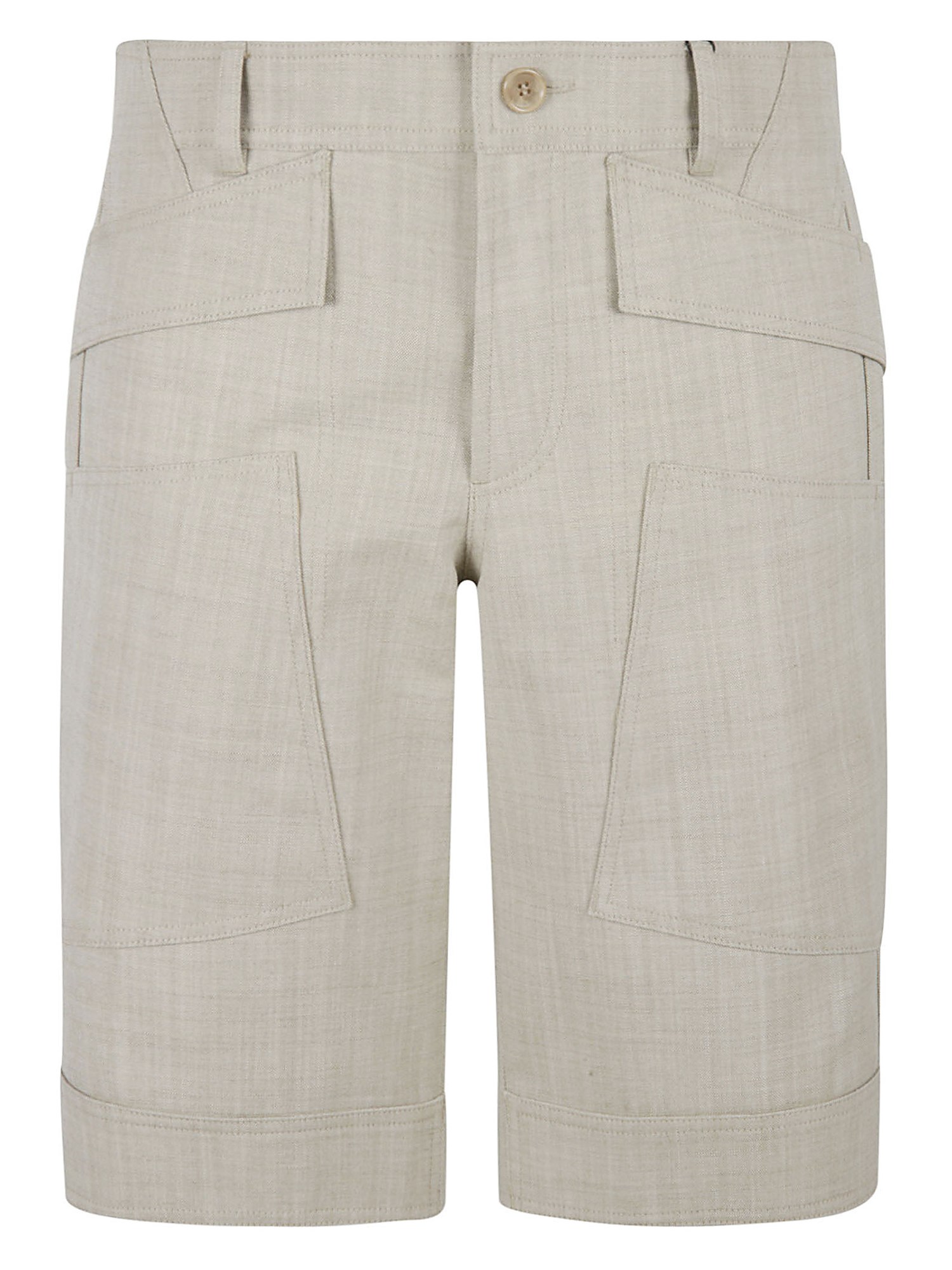 Burberry burberry grain de poudre wool bermuda shorts