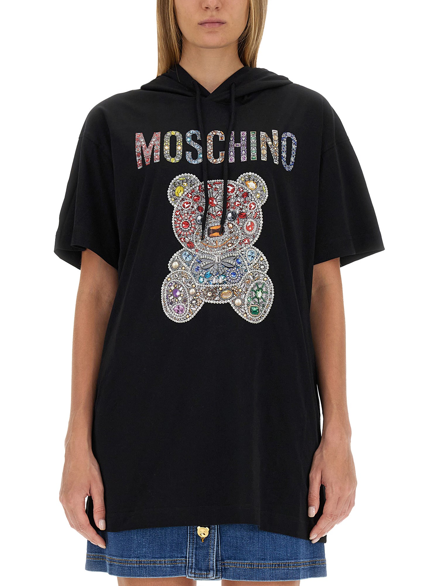 Moschino moschino teddy logo dress