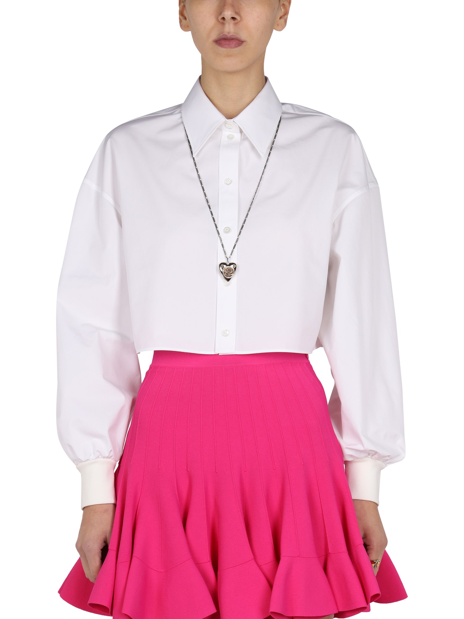 Alexander McQueen alexander mcqueen cropped shirt