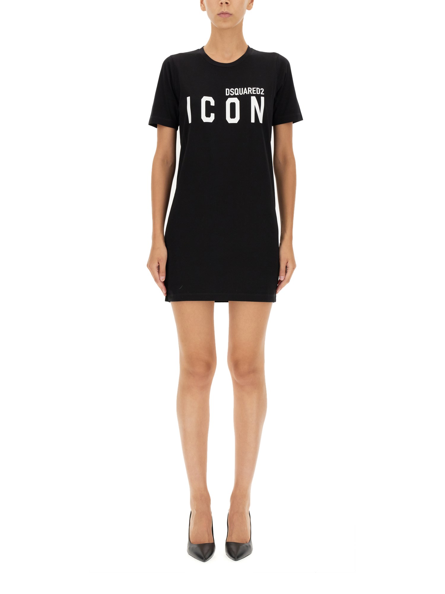 dsquared dsquared "icon" t-shirt dress