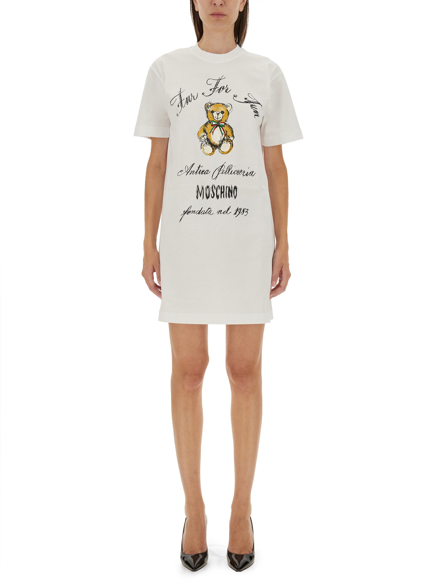 Moschino moschino dress with logo