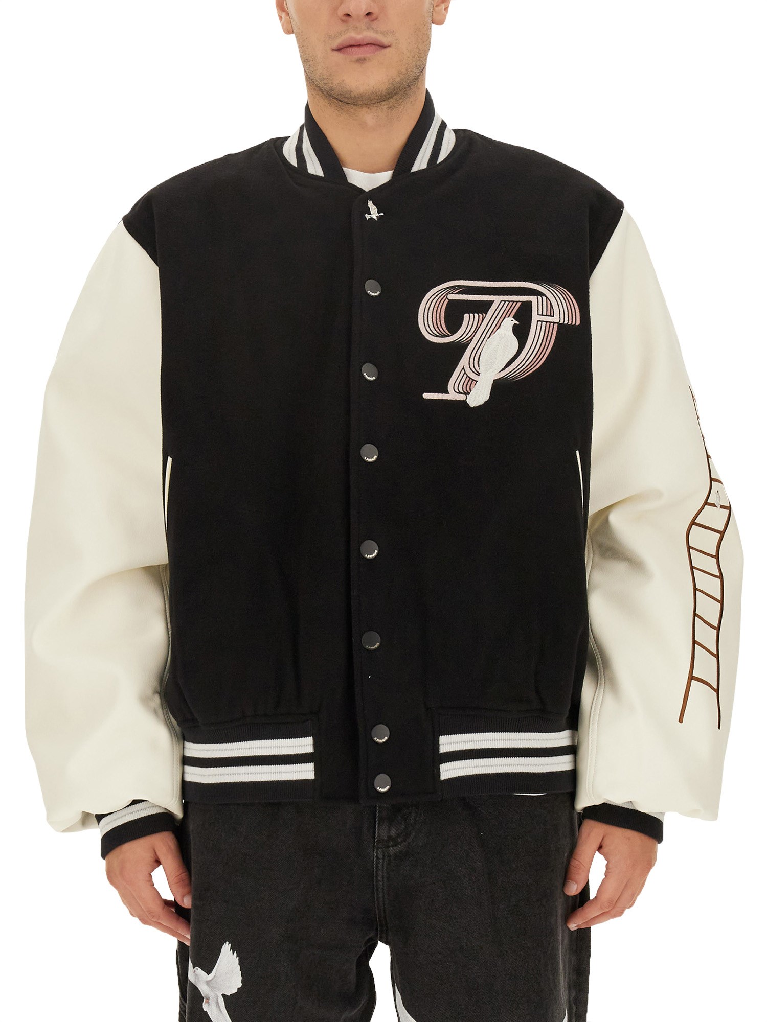 3.paradis 3.paradis jacket with logo