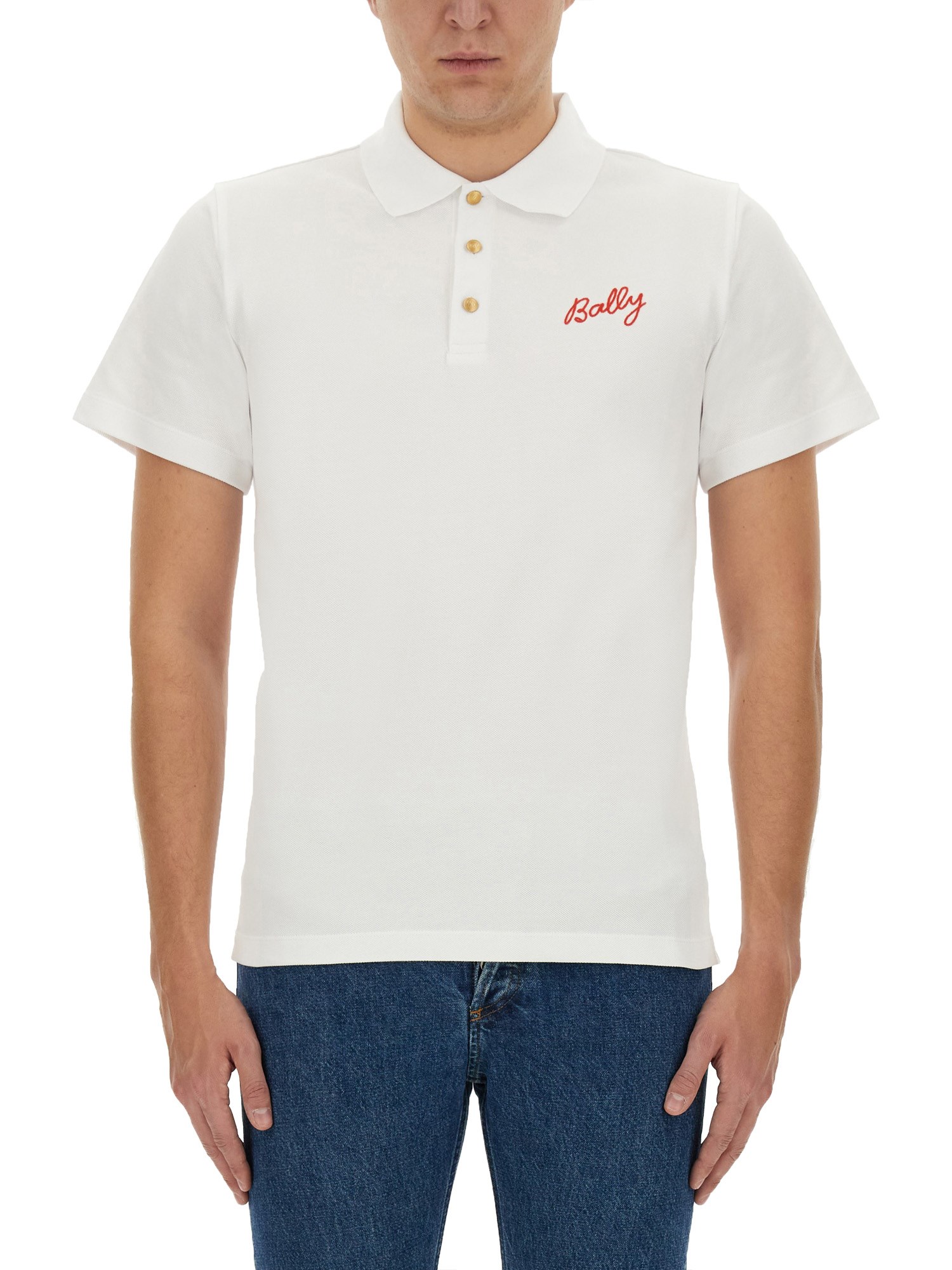 BALLY bally polo with logo