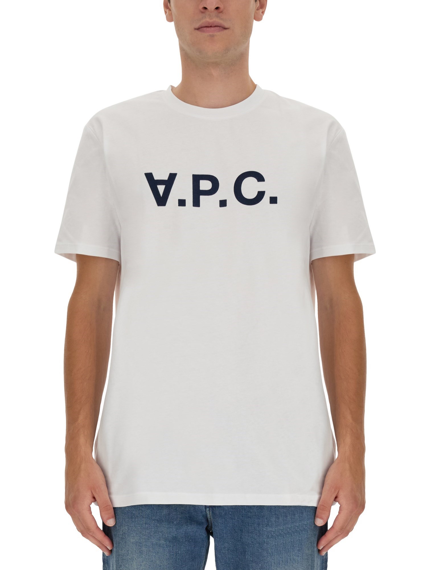 A.P.C. a.p.c. t-shirt with v.p.c logo