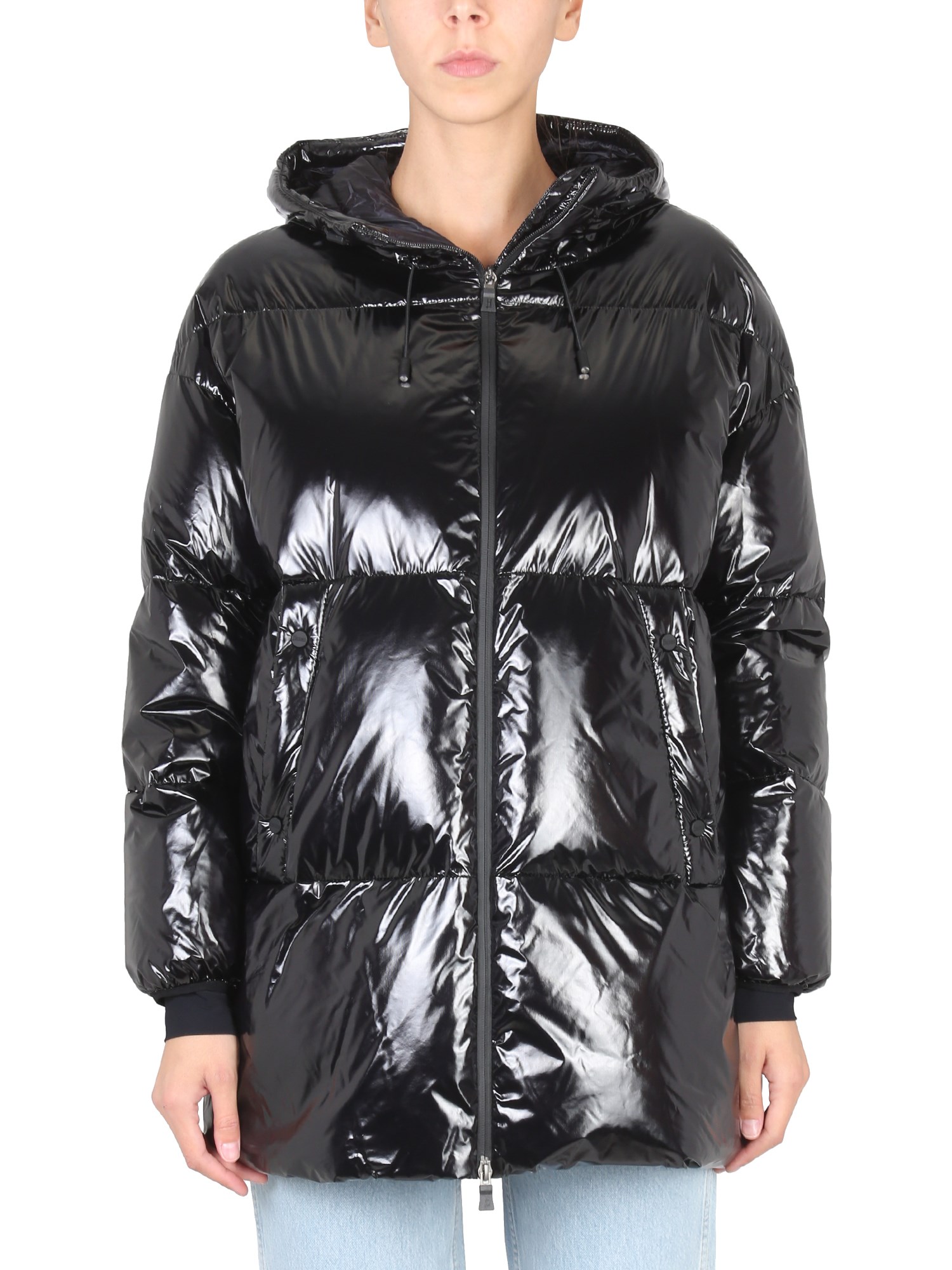 Herno herno down jacket with hood