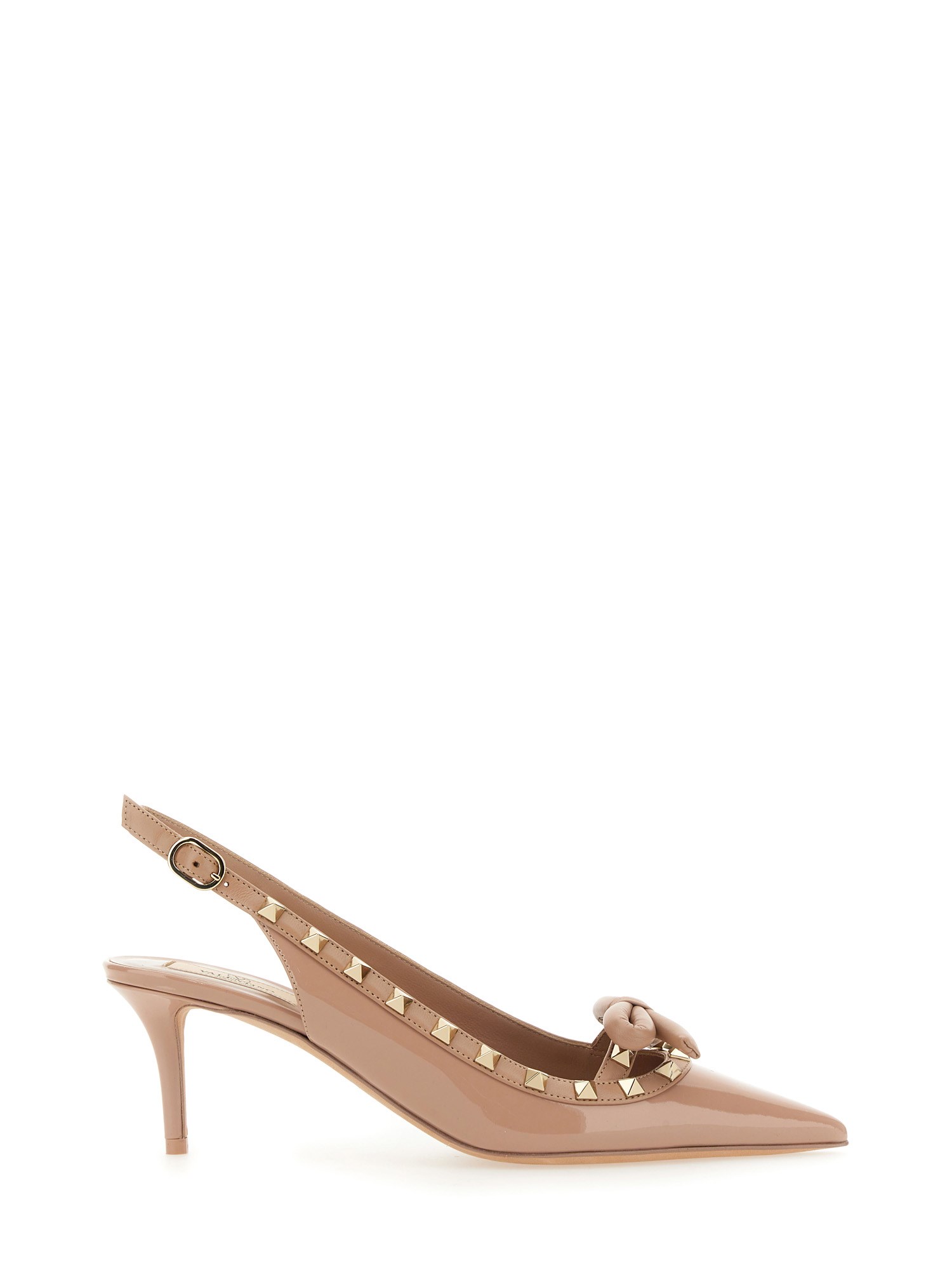 VALENTINO GARAVANI valentino garavani "rockstud bow" slingback pumps