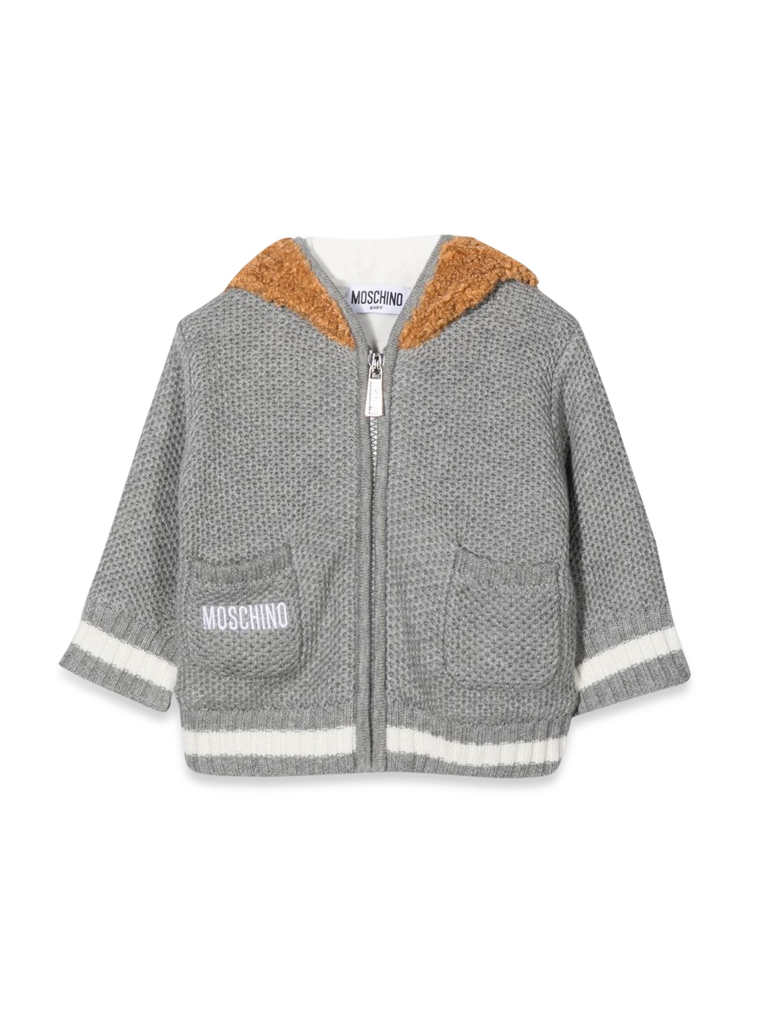 Moschino moschino teddy bear hooded cardigan