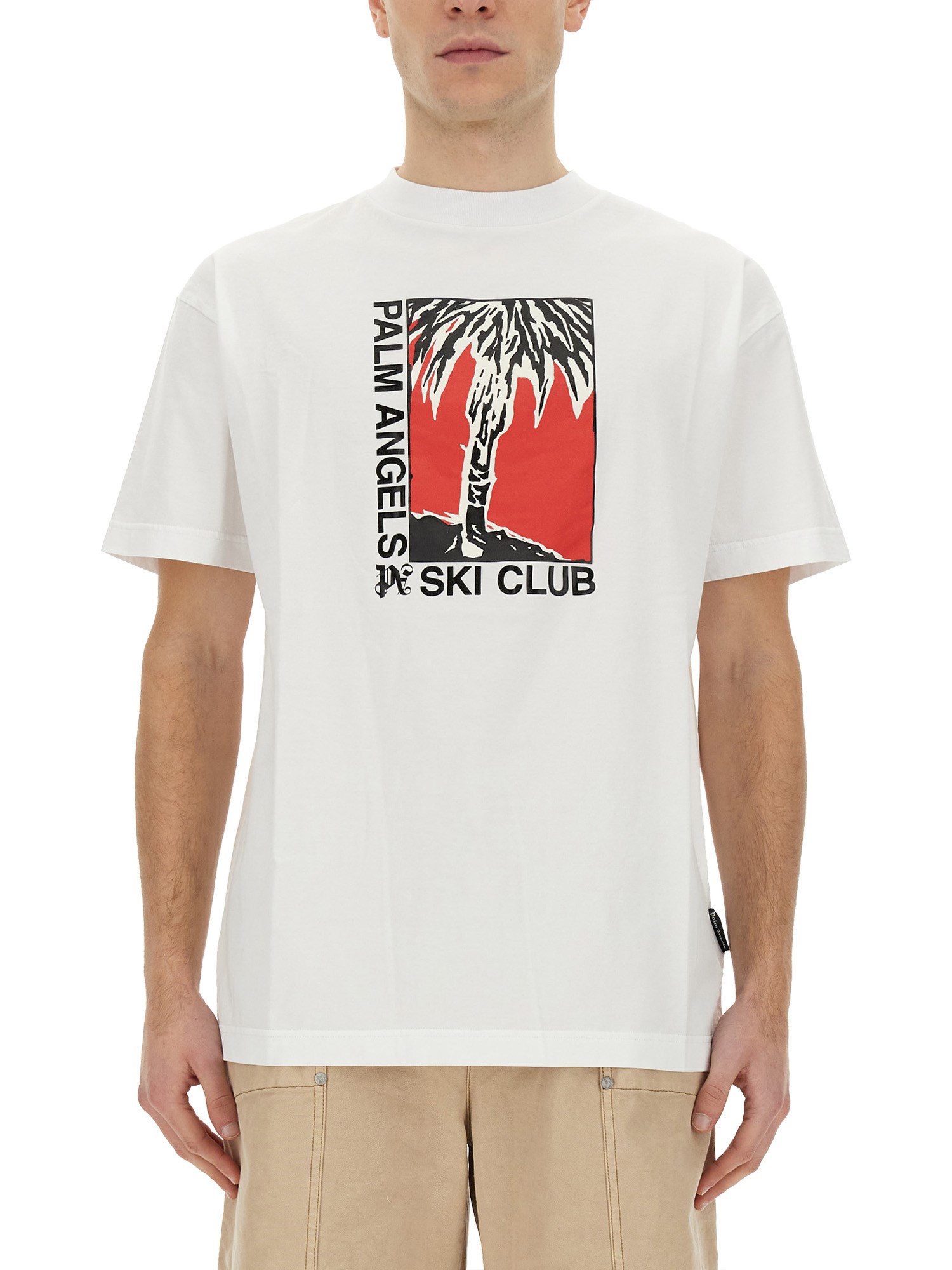 PALM ANGELS palm angels palm ski club t-shirt