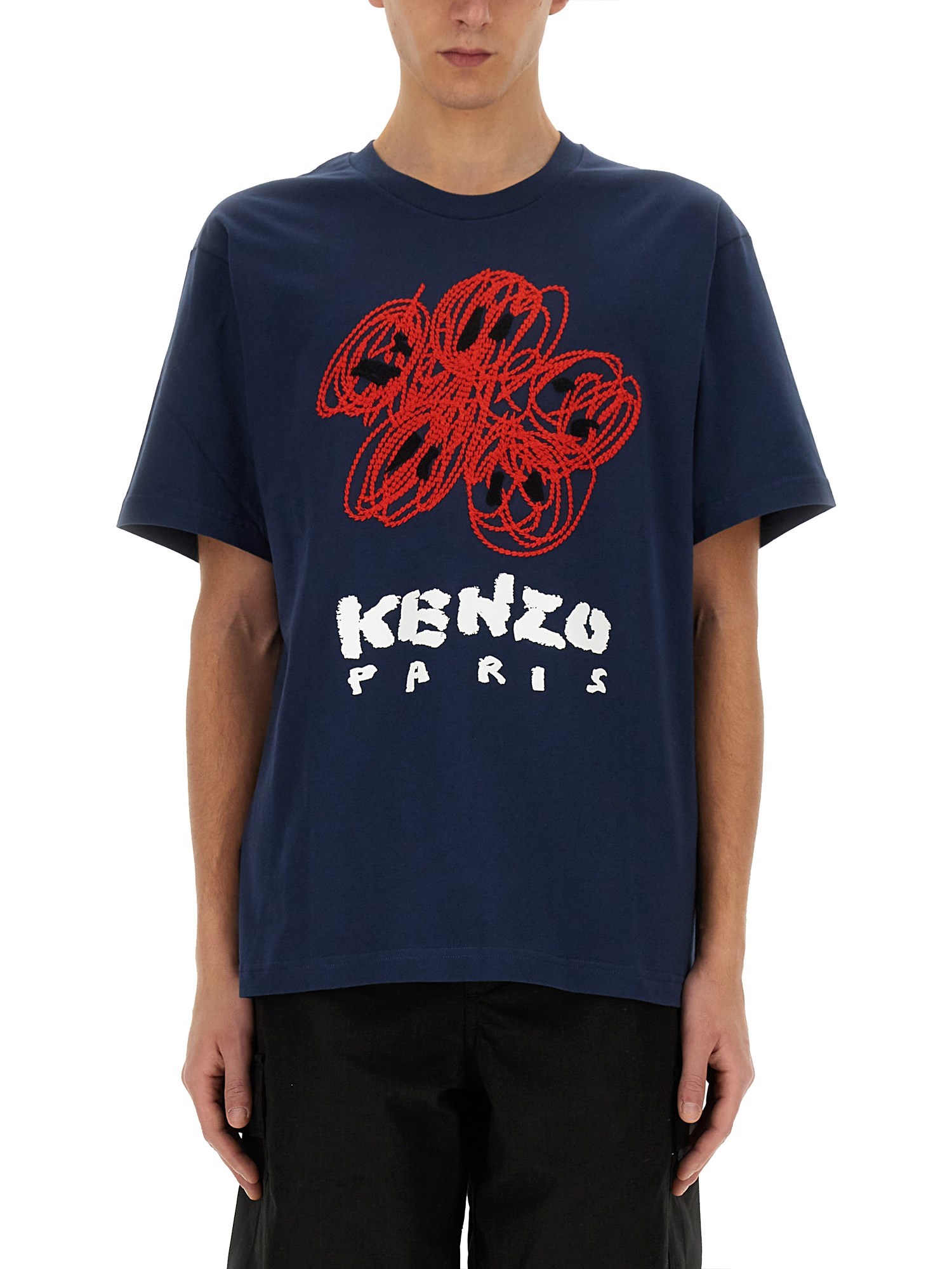 Kenzo kenzo "kenzo drawn varsity" t-shirt