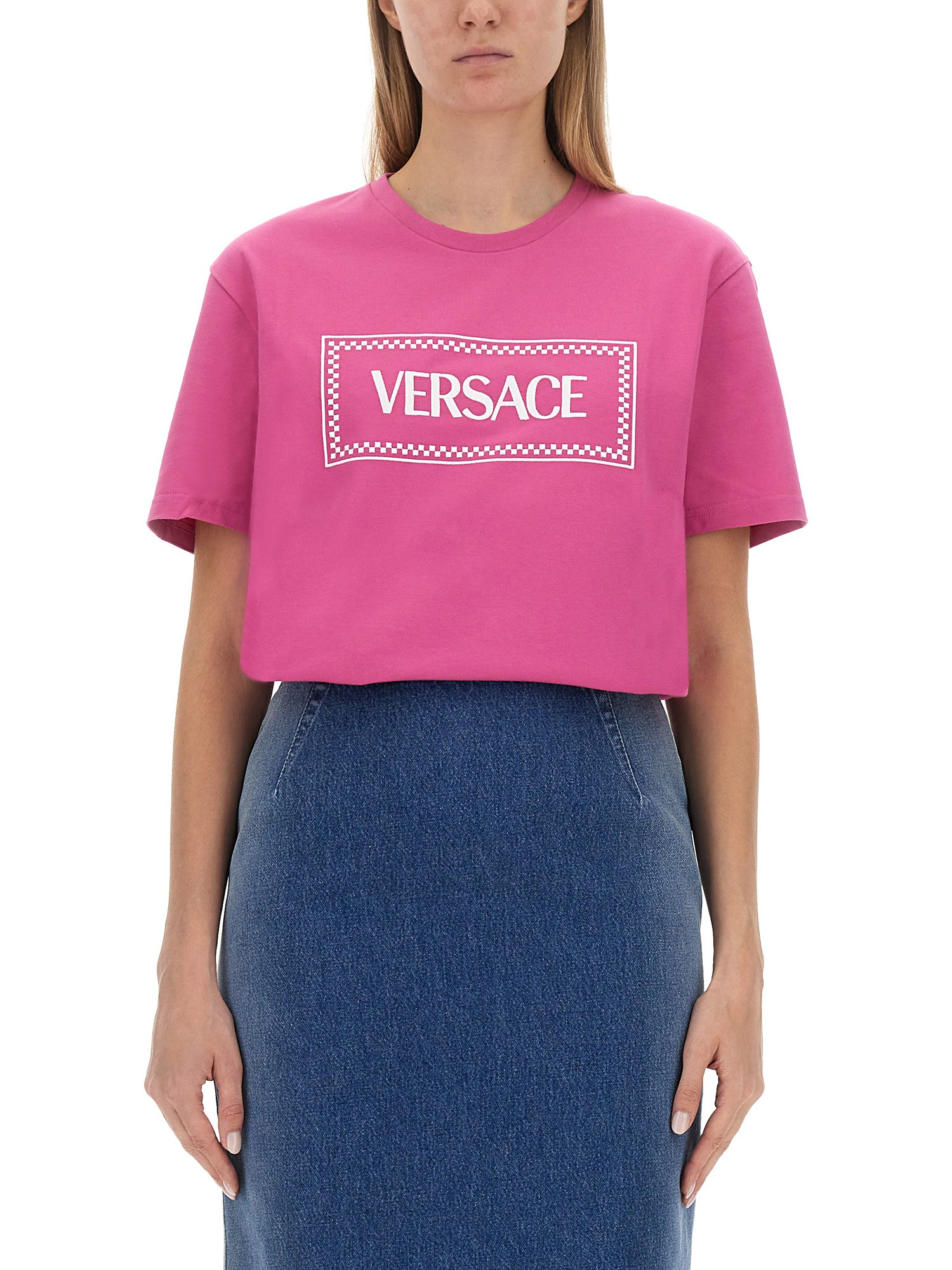 Versace versace t-shirt with '90s vintage logo