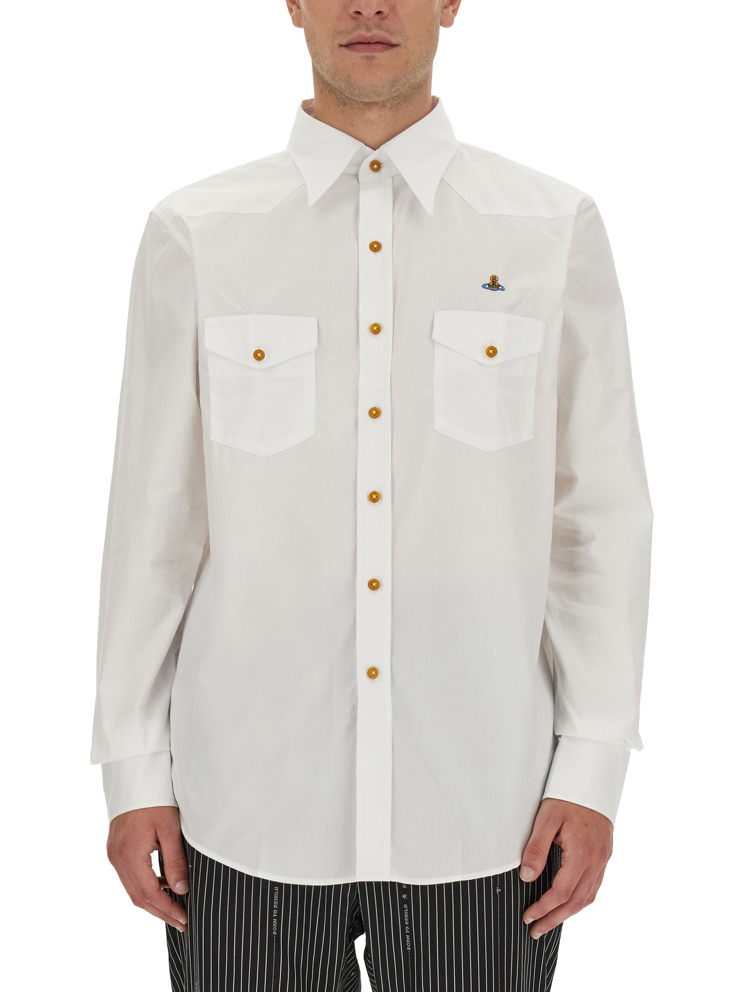 Vivienne Westwood vivienne westwood orb logo shirt