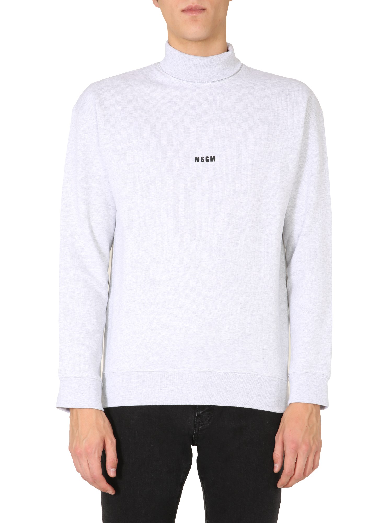 Msgm msgm tall neck sweatshirt