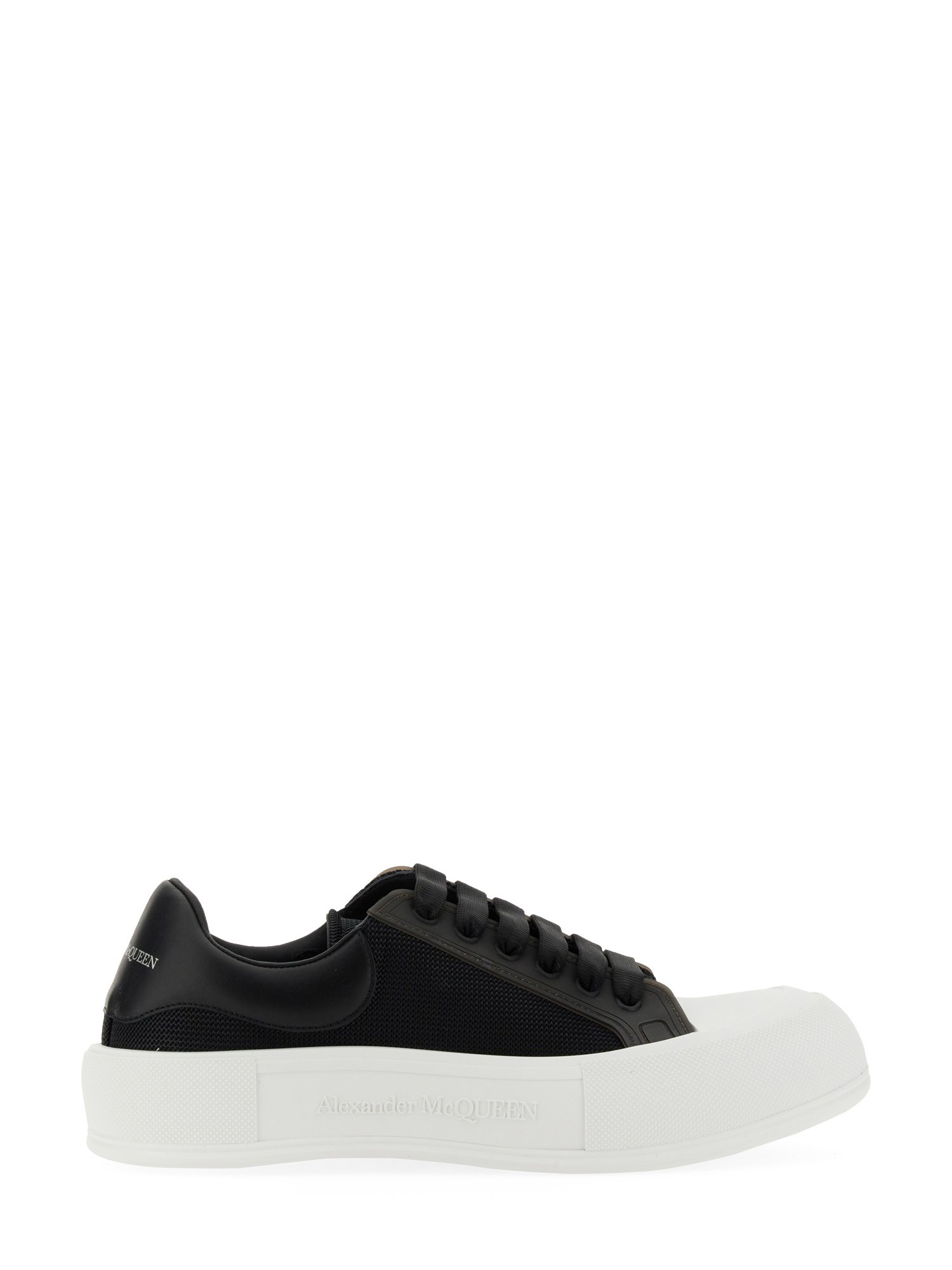 Alexander McQueen alexander mcqueen leather and mesh sneaker