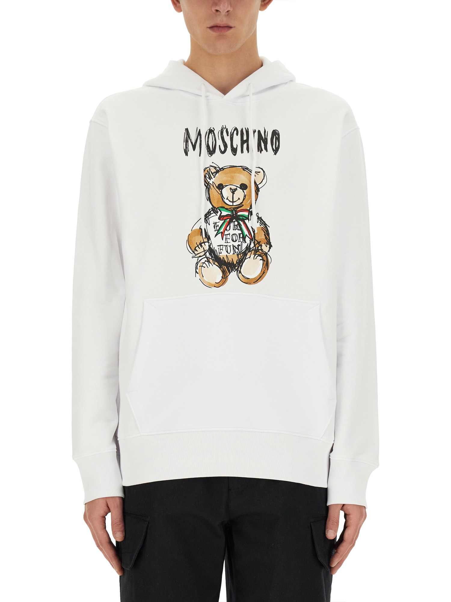 Moschino moschino teddy print sweatshirt