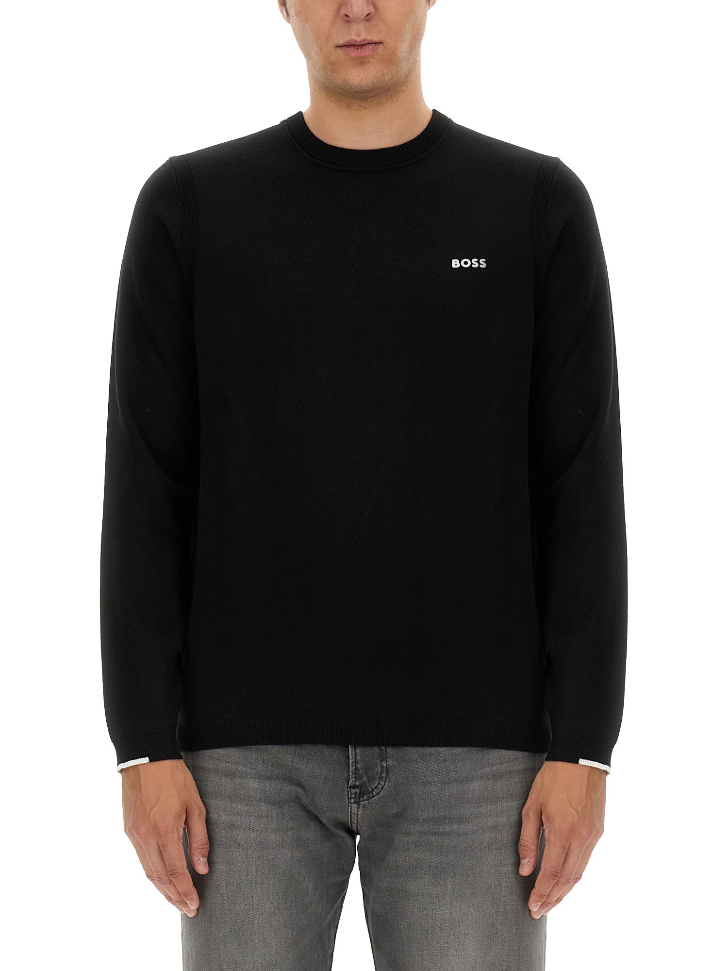 BOSS boss sweatshirt with logo