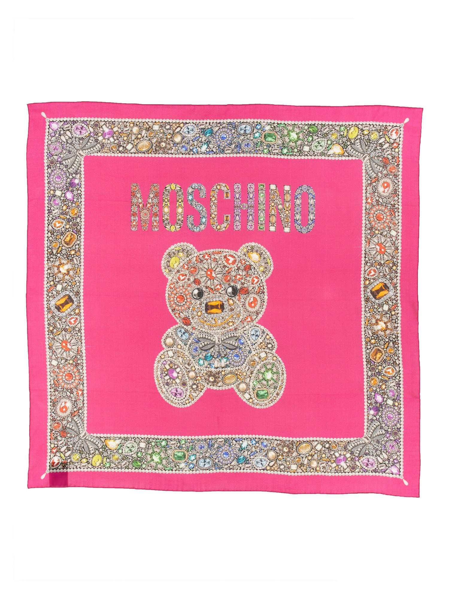 Moschino moschino silk scarf