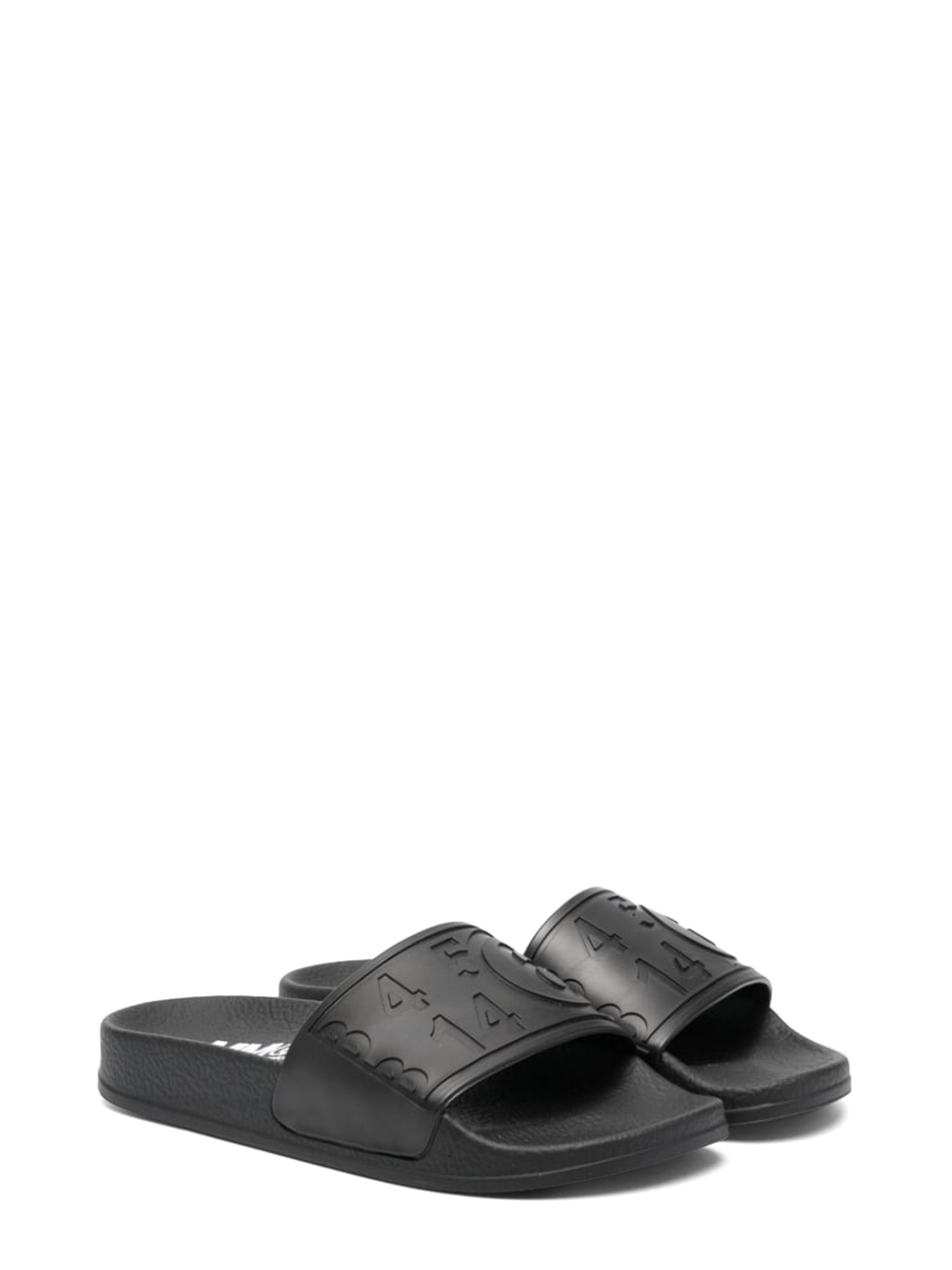 MM6 Maison Margiela mm6 maison margiela pool slides embossed maxi logo