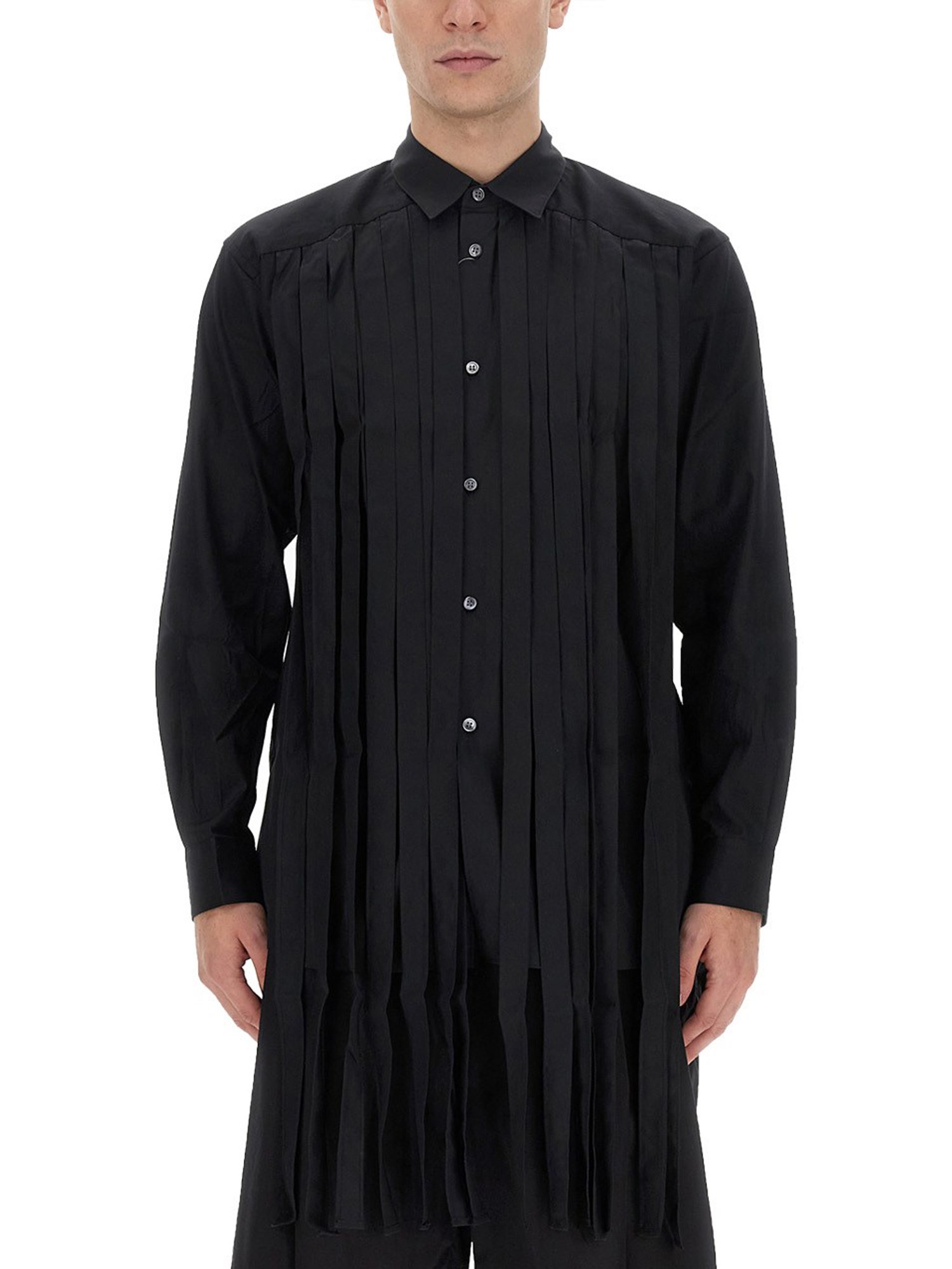 Comme Des Garçons Shirt comme des garcons shirt fringed shirt