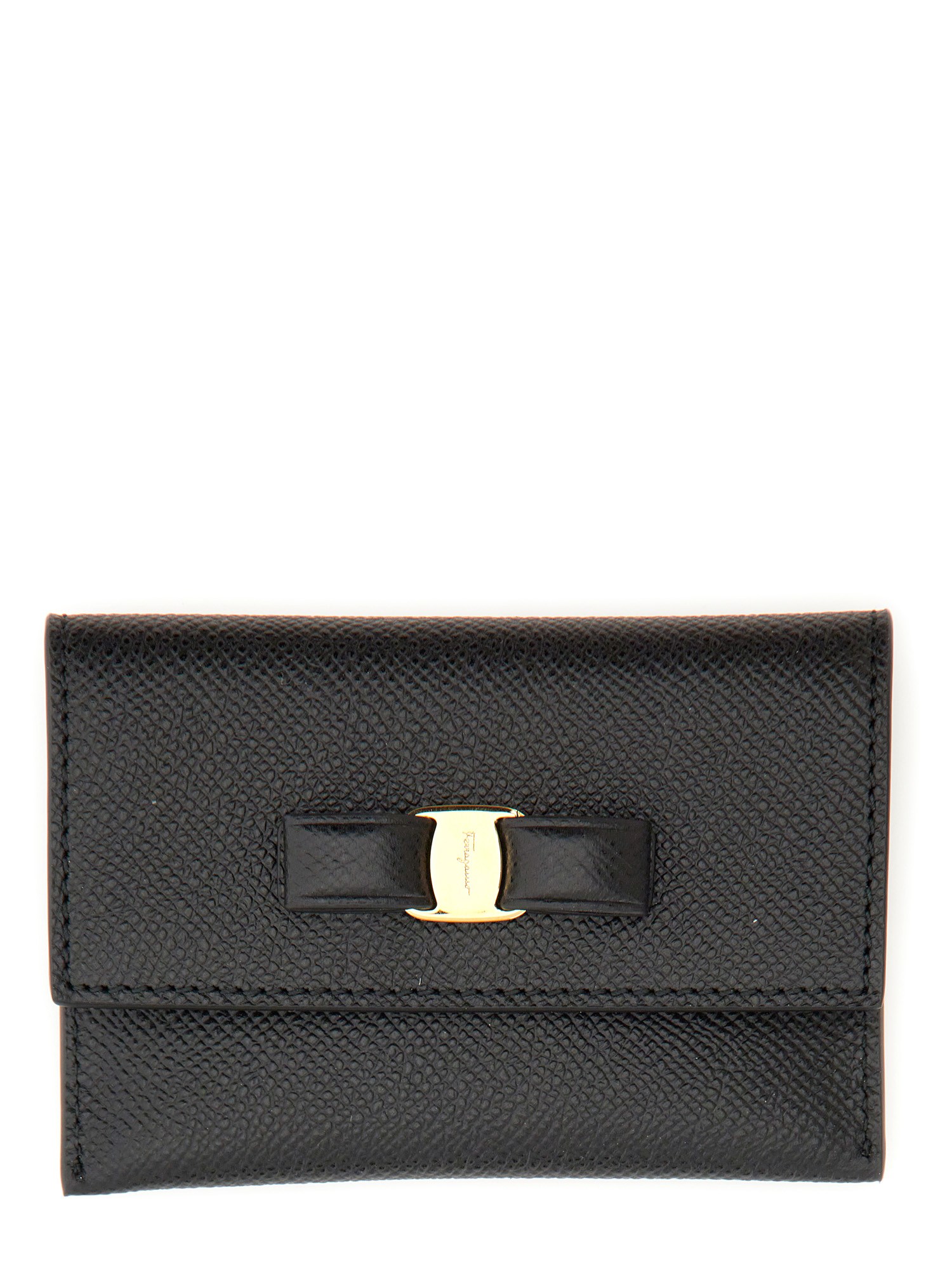 Ferragamo ferragamo leather card holder