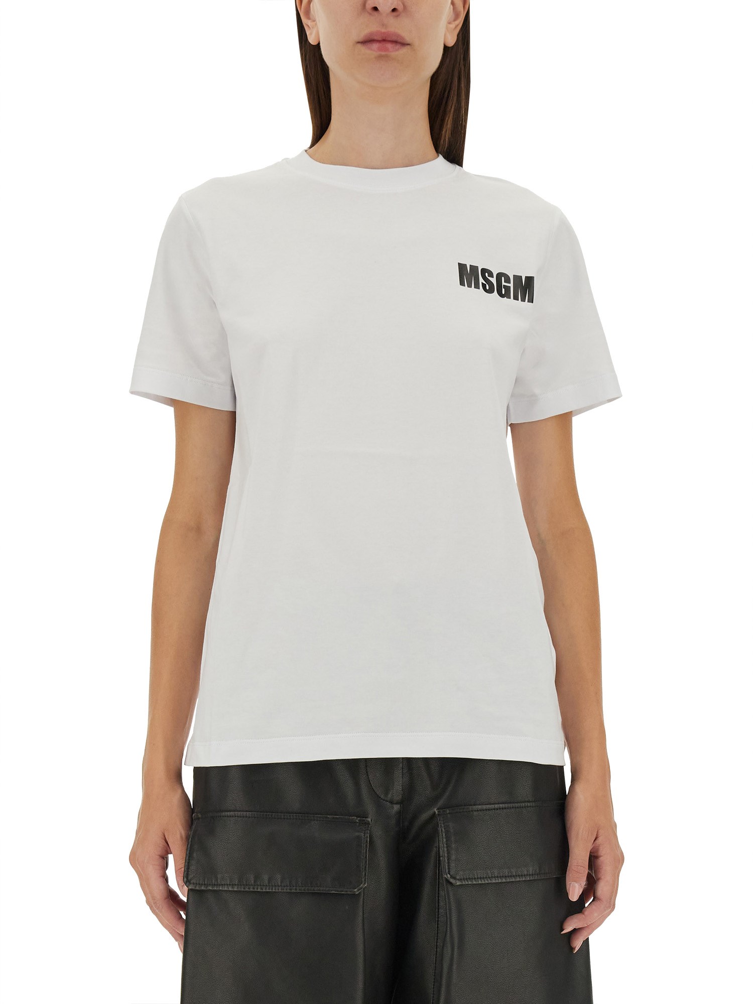 Msgm msgm t-shirt with logo